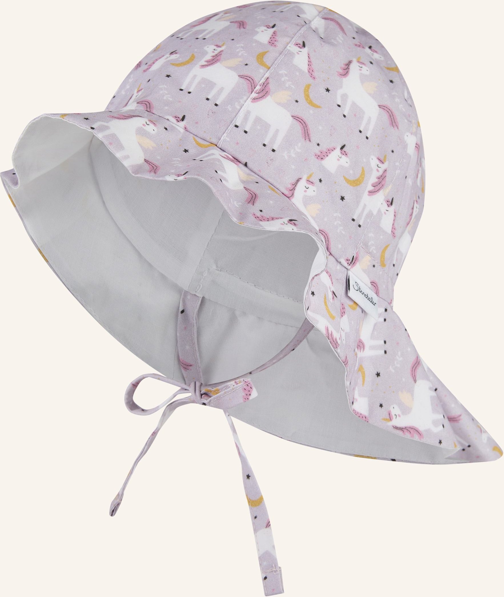 Sterntaler Sonnenhut Einhörner lila