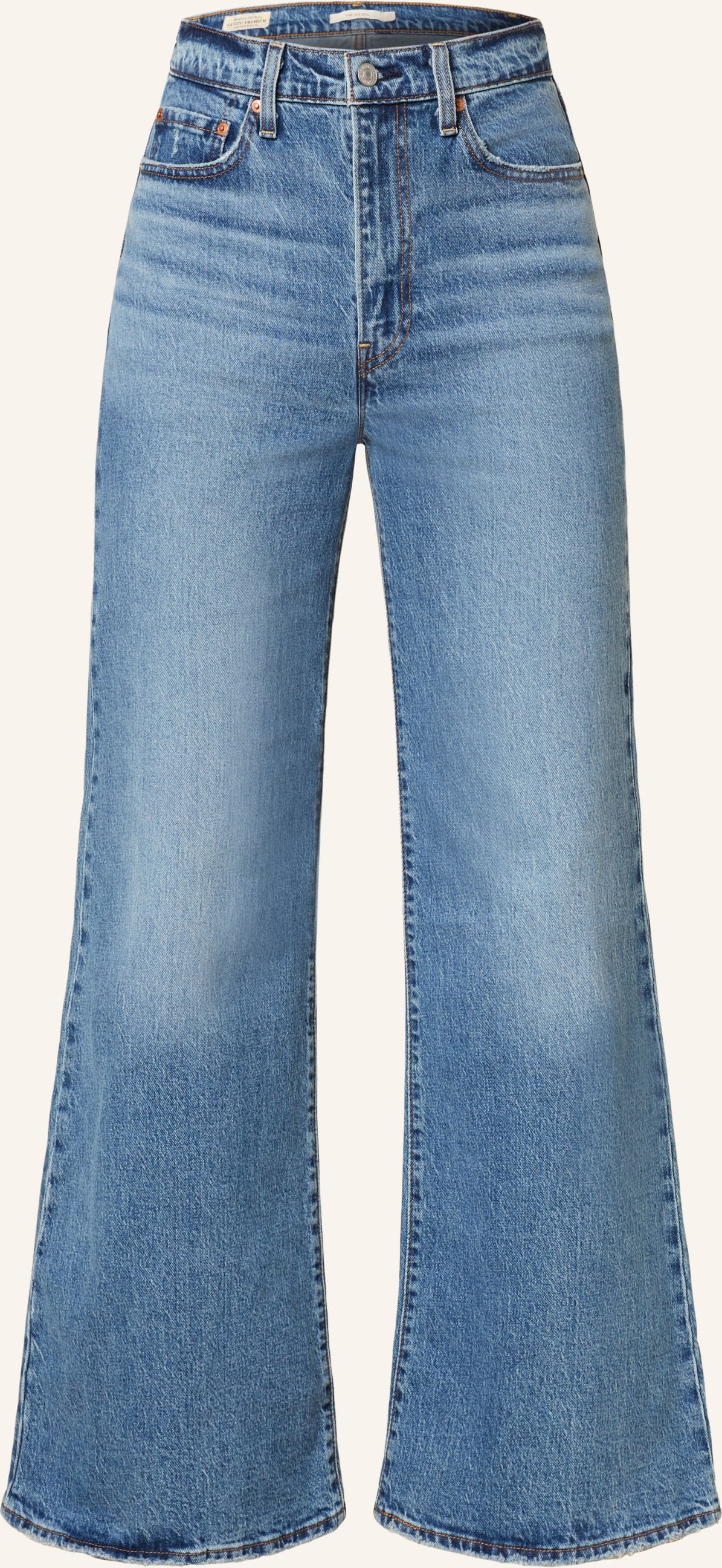 Levi's® Flared Jeans Ribcage Bell blau