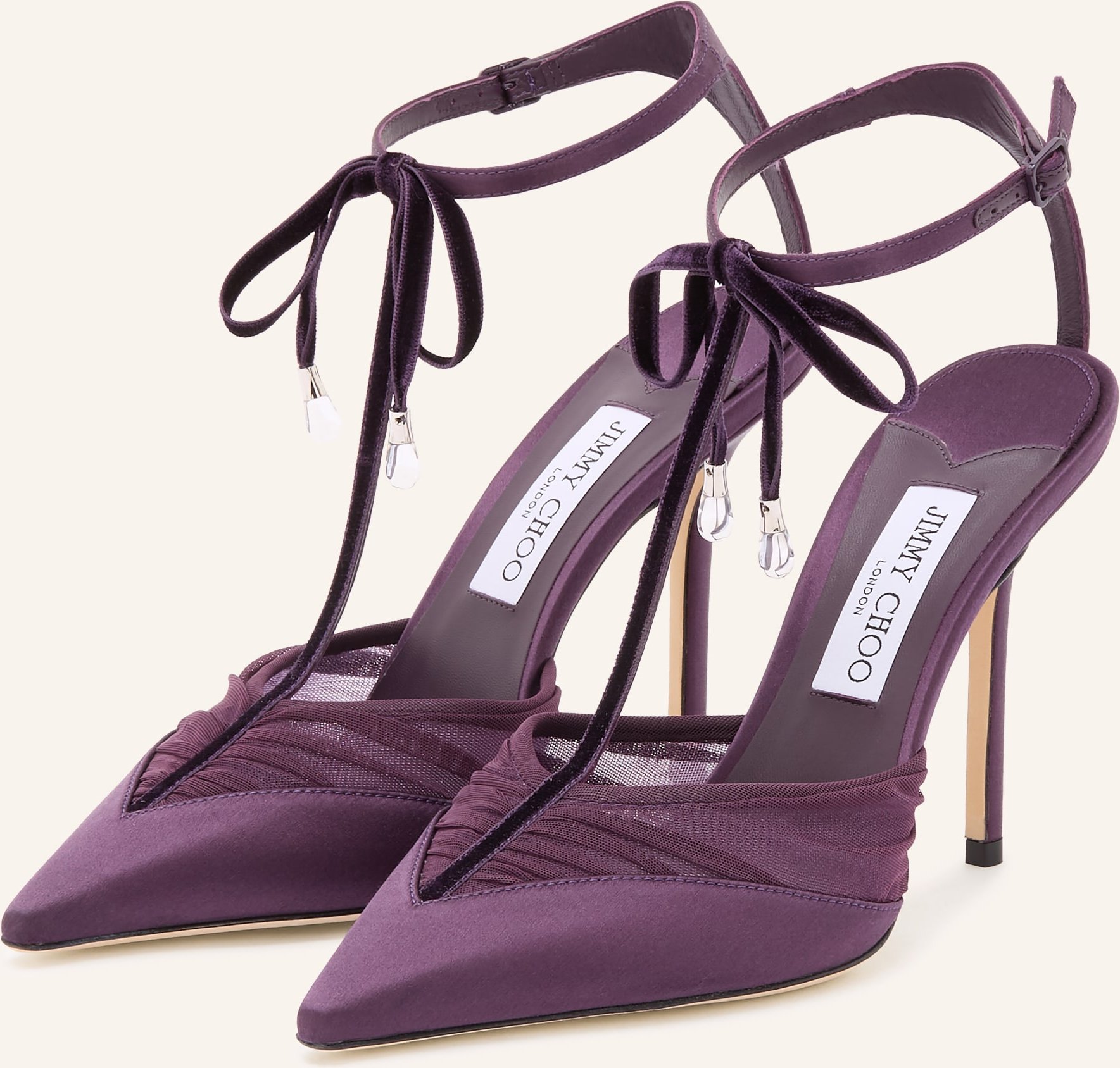 Jimmy Choo Slingpumps Afia 100 lila