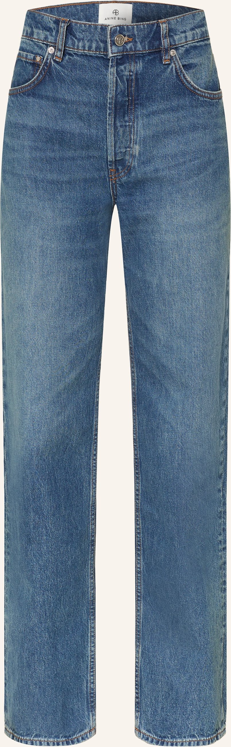 Anine Bing Straight Jeans Gavin blau