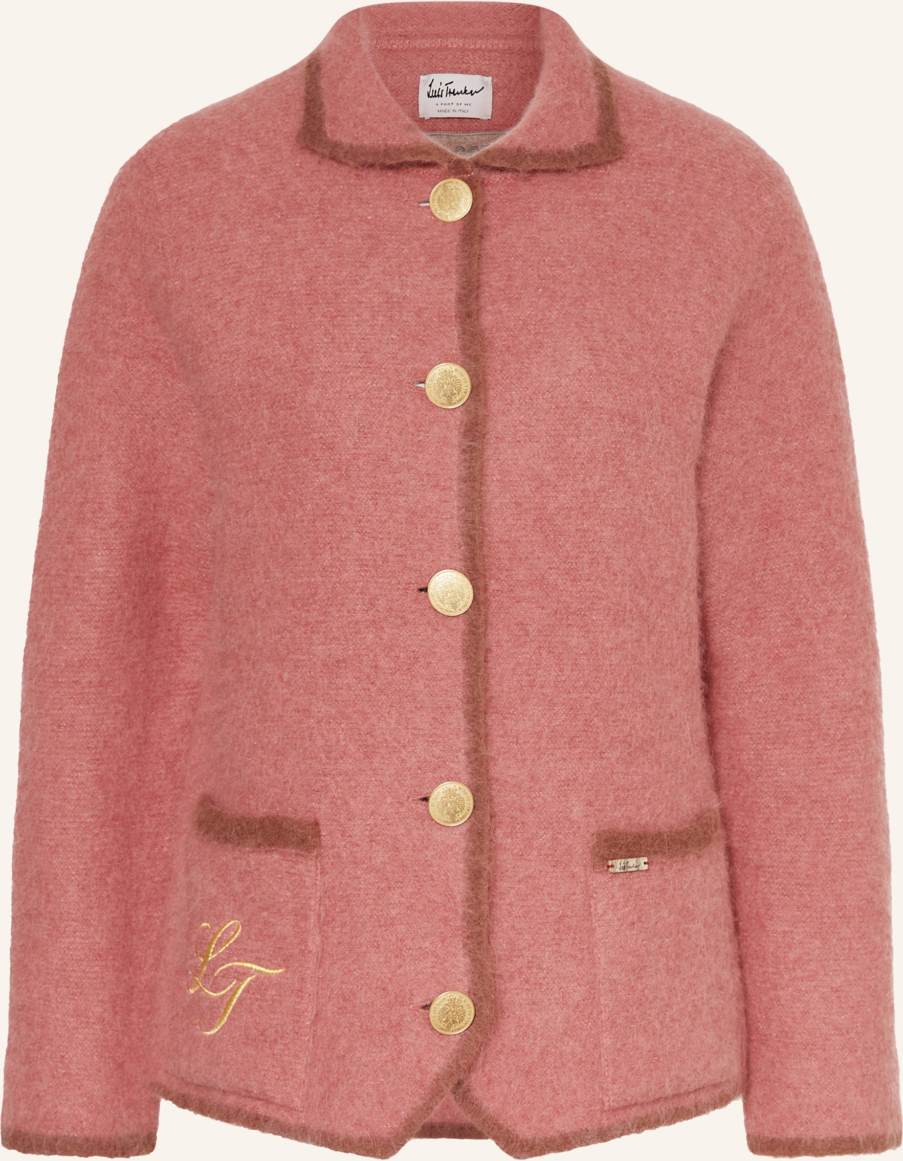 Luis Trenker Jacke Luandrea Mit Alpaka rosa