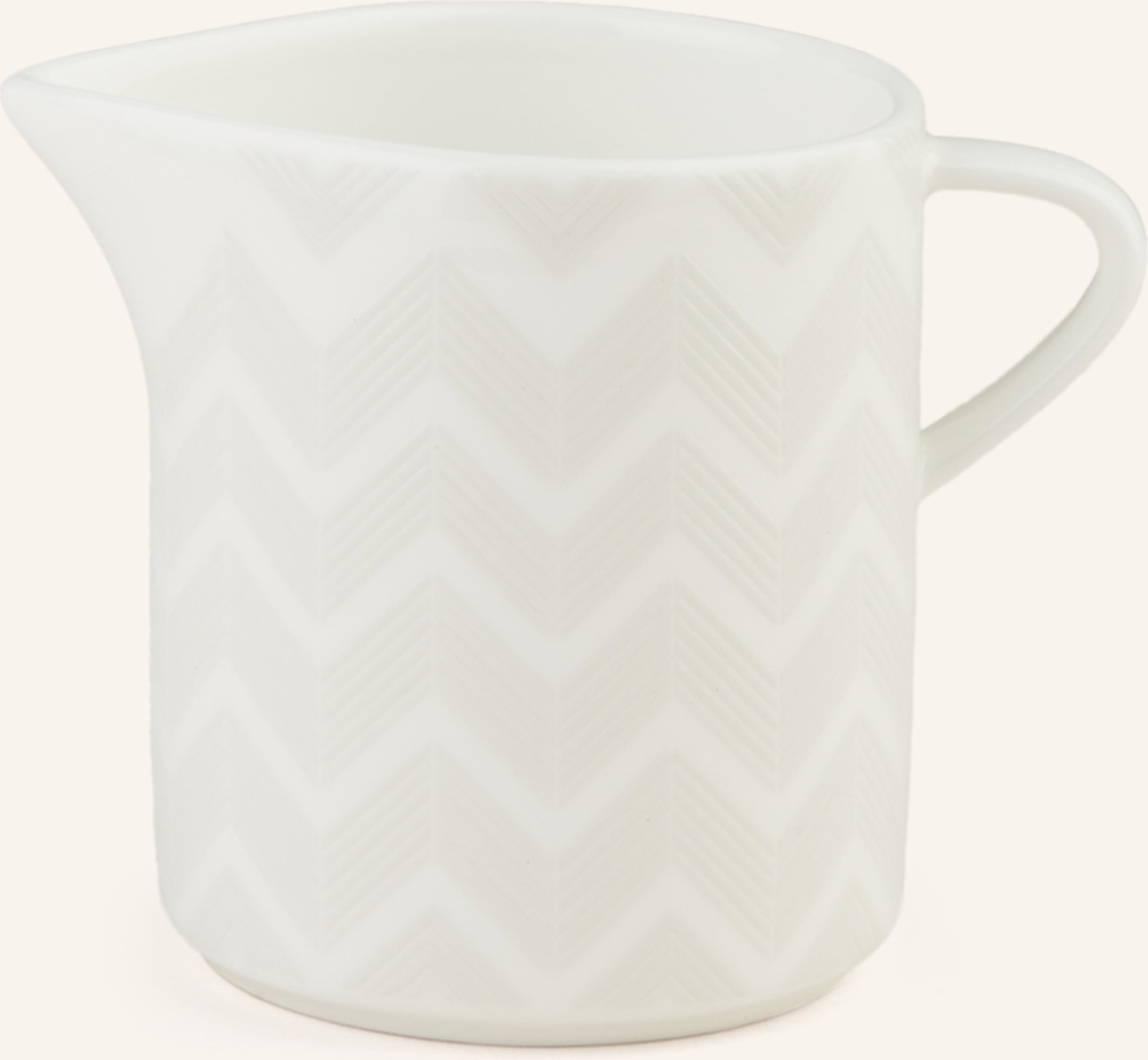 Missoni Home Milchkännchen Zig Zag weiss