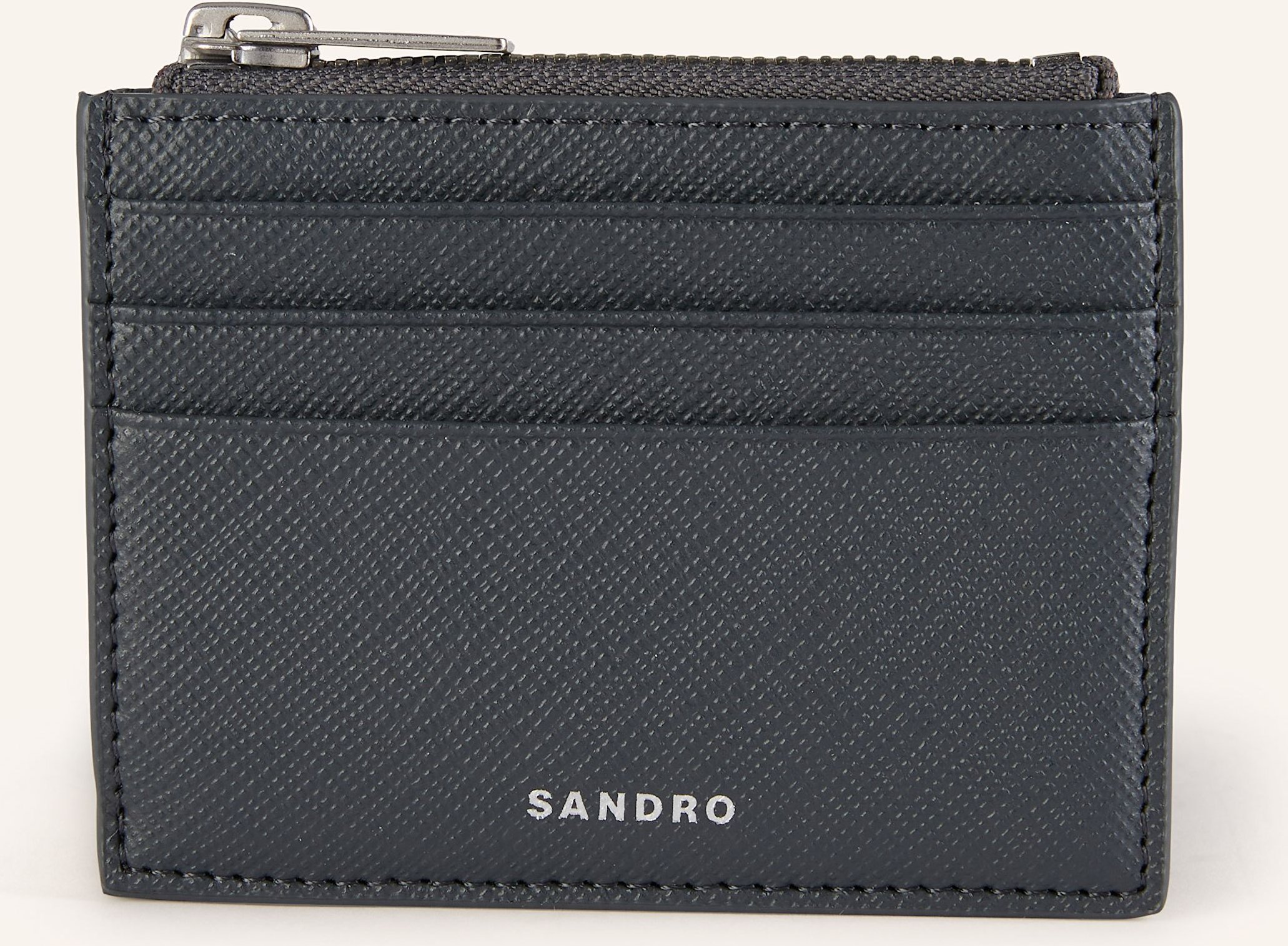 Thumbnail - Sandro Saffiano-Geldbörse grau