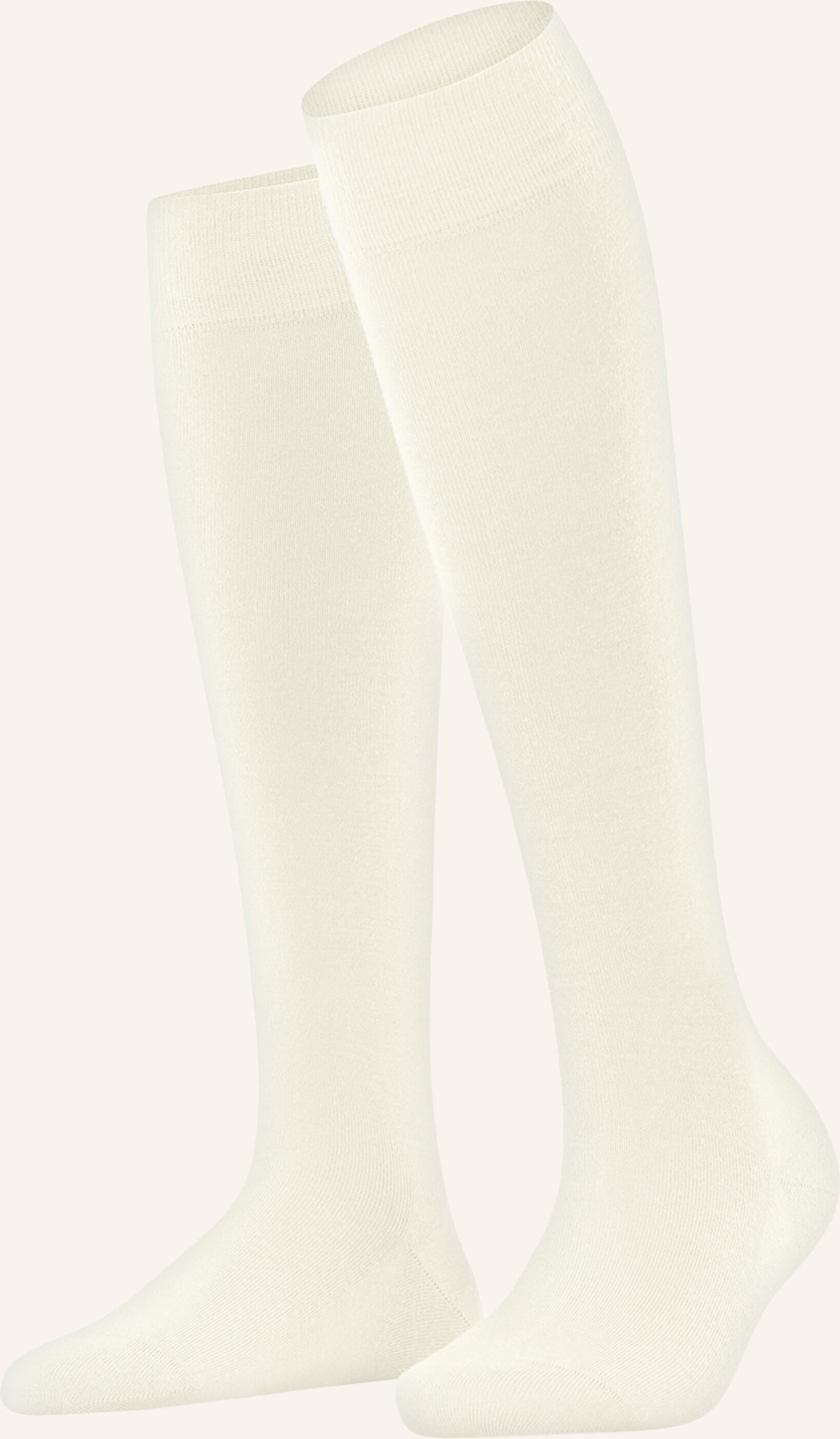 Falke Kniestrümpfe Softmerino Mit Merinowolle weiss