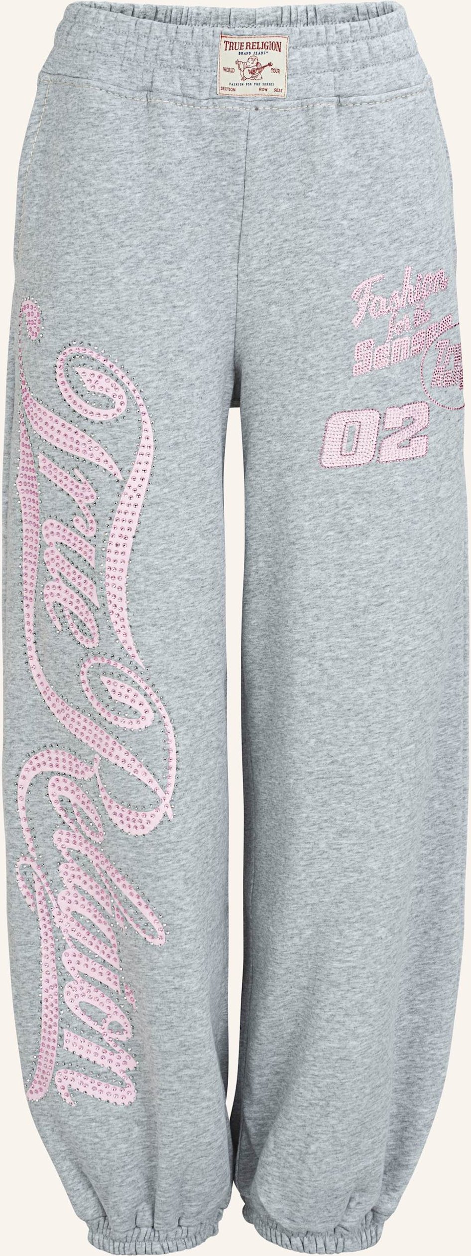 True Religion Baggy-Jogger Crystal grau