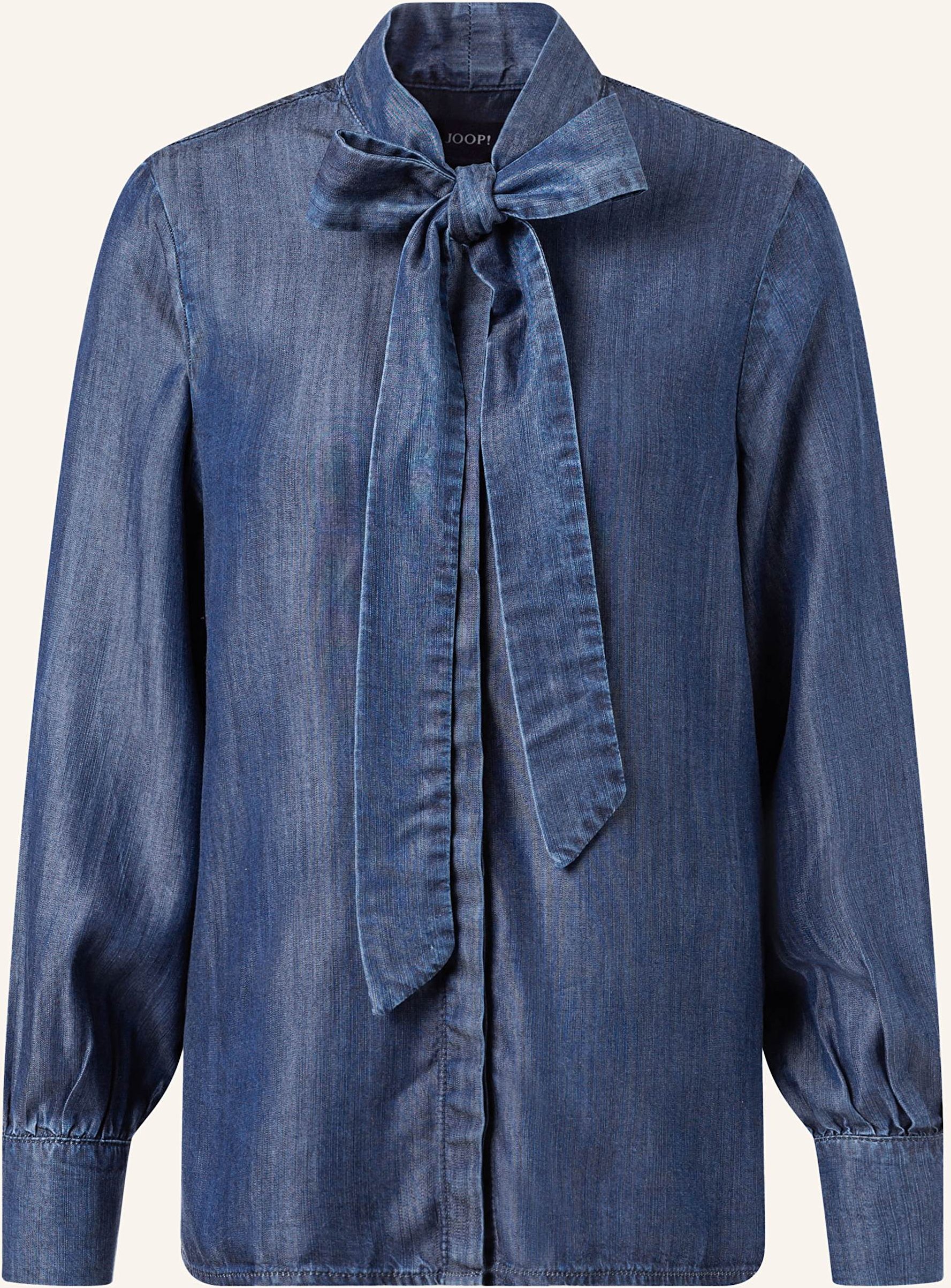 Joop! Schluppenbluse Ulla In Jeansoptik blau