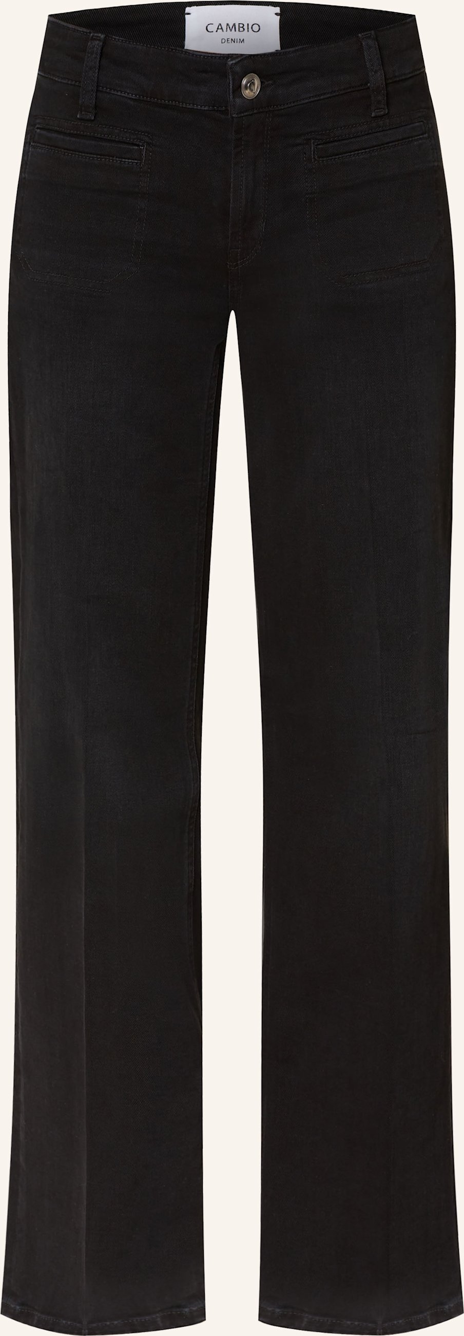 Cambio Flared Leg Jeans Tess schwarz