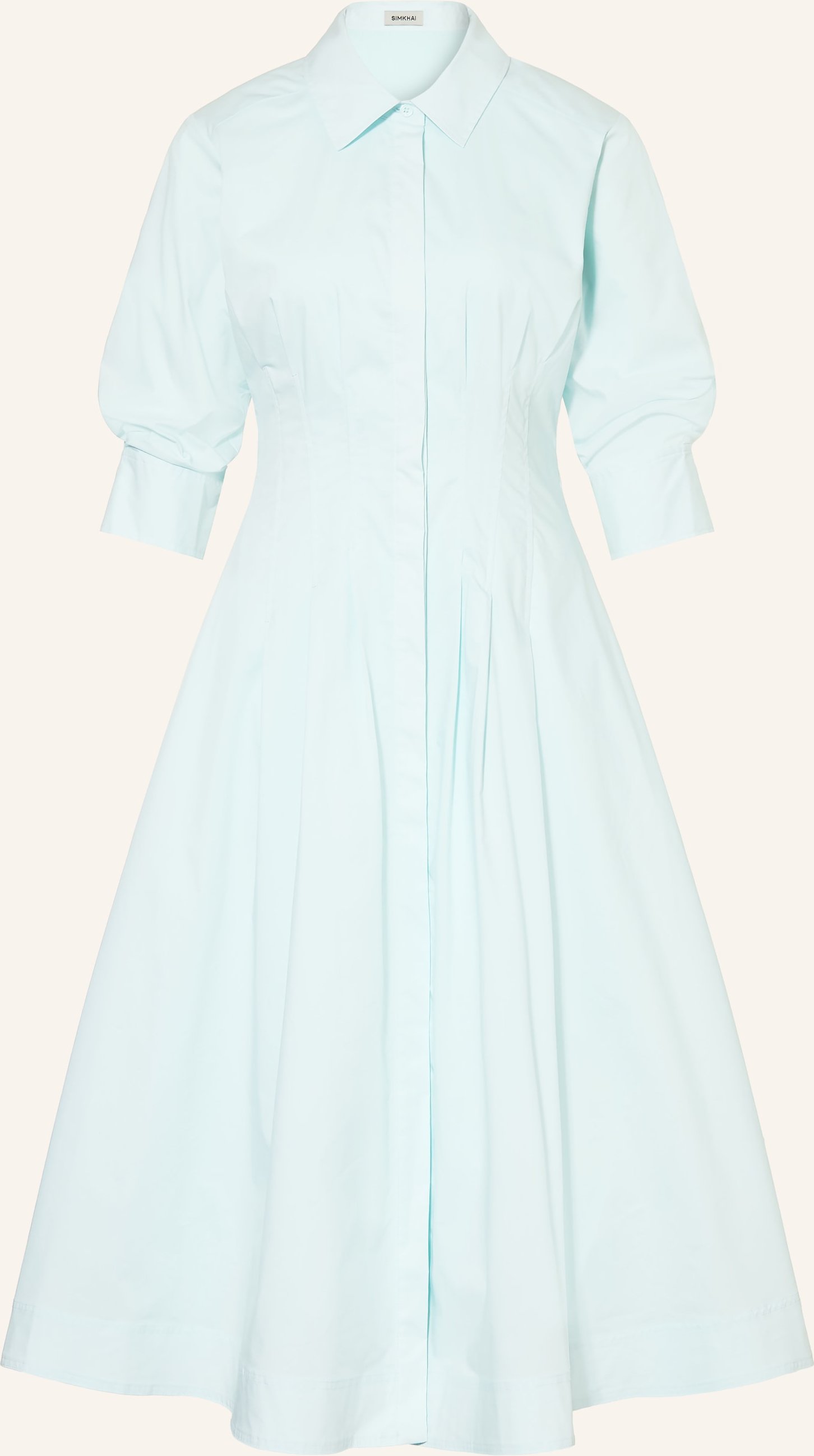 Simkhai Hemdblusenkleid Jazz Mit 3/4-Arm blau