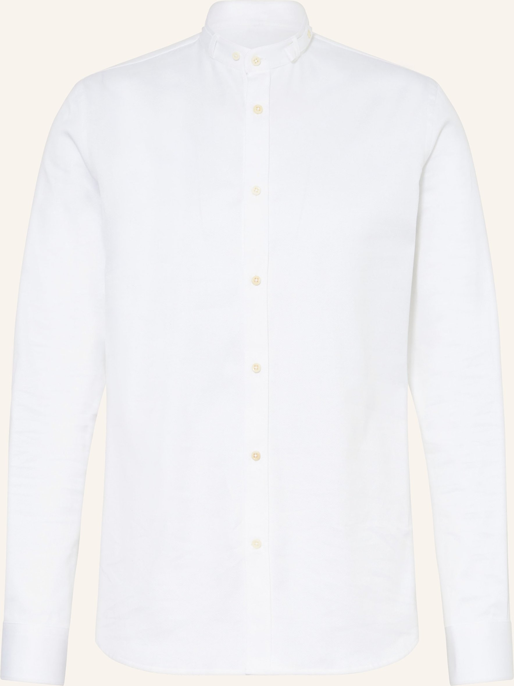 Gottseidank Trachtenhemd Lenz Slim Fit Mit Stehkragen weiss