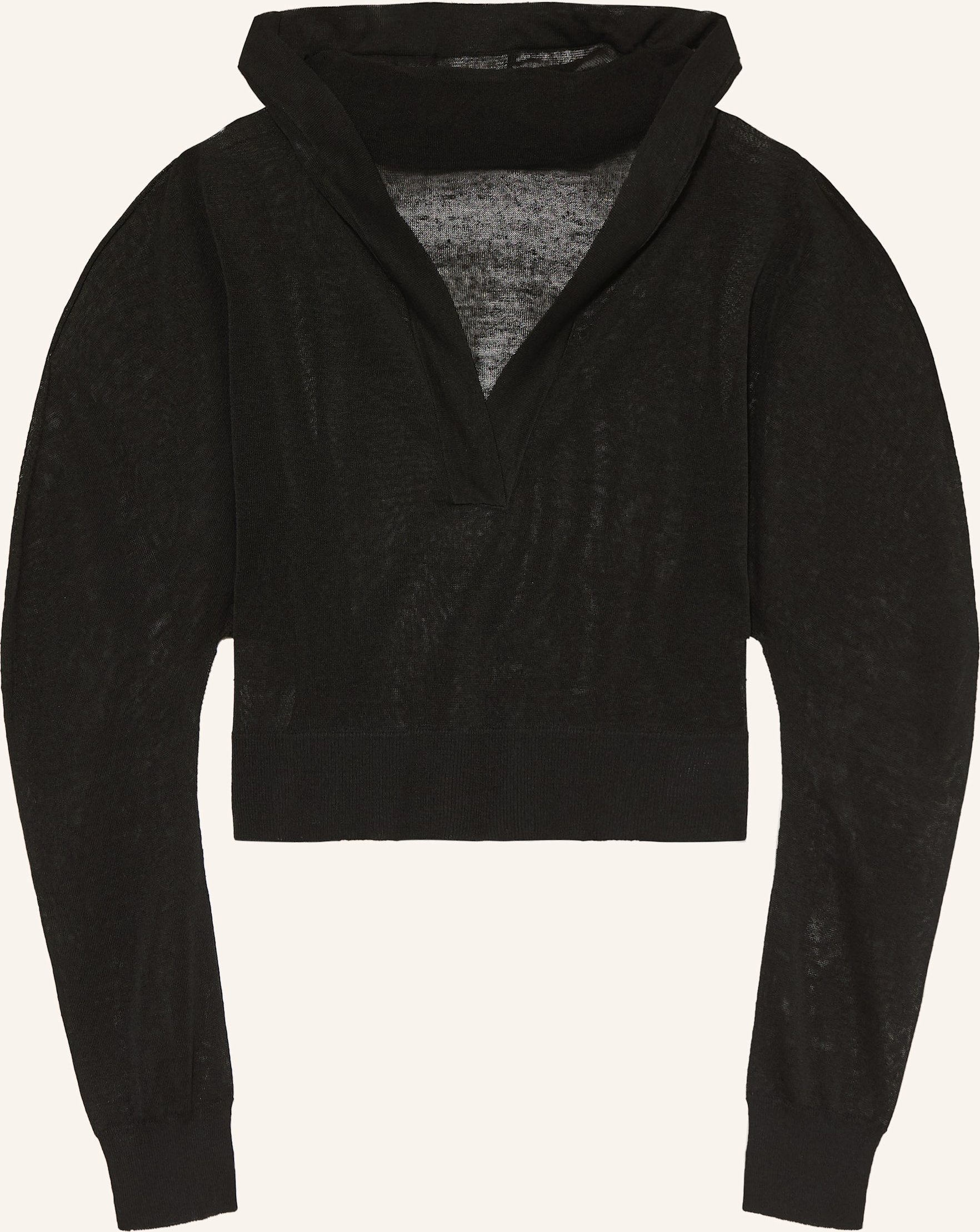 Alaïa Hoodie schwarz