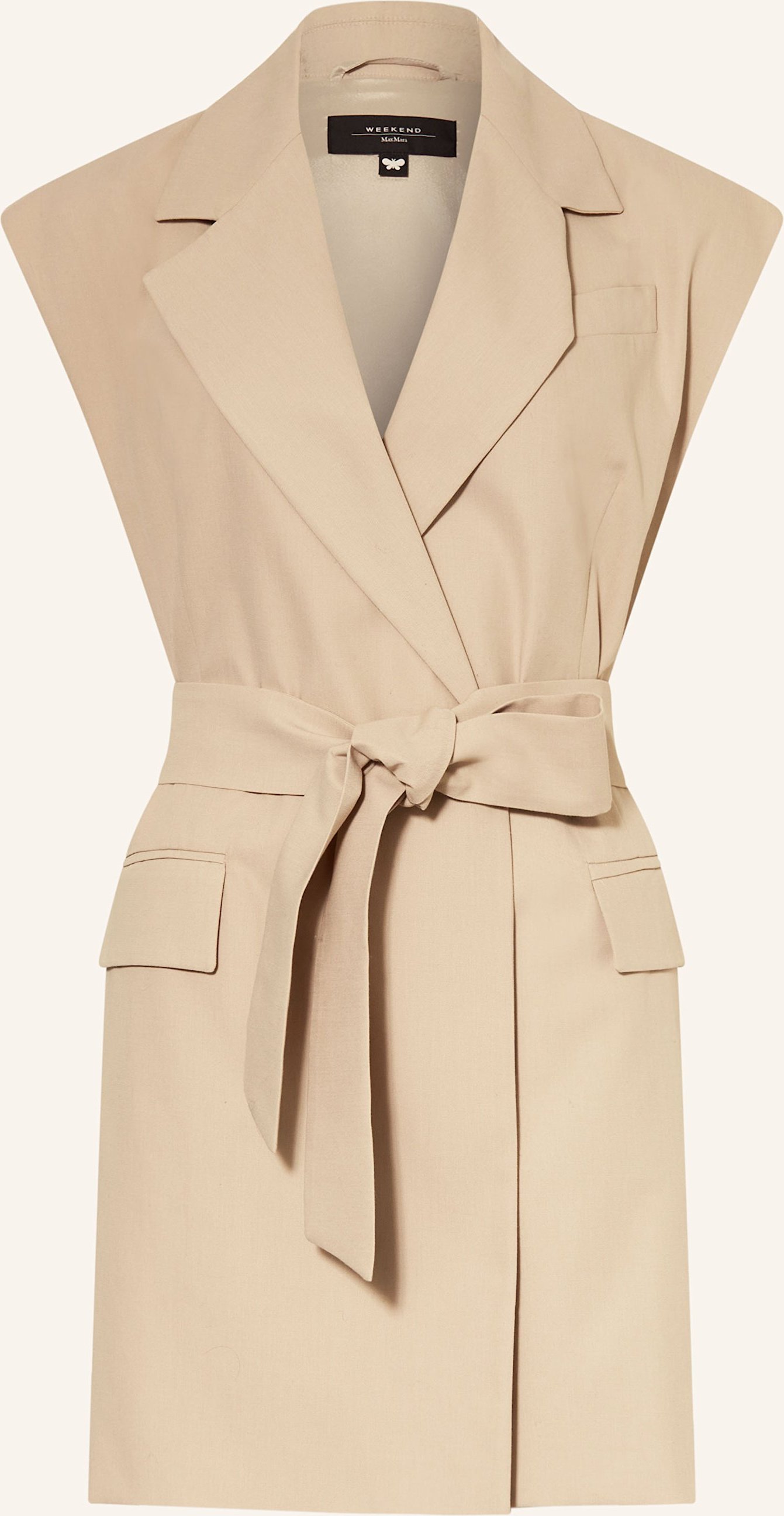 Weekend Max Mara Blazerweste Detroit beige