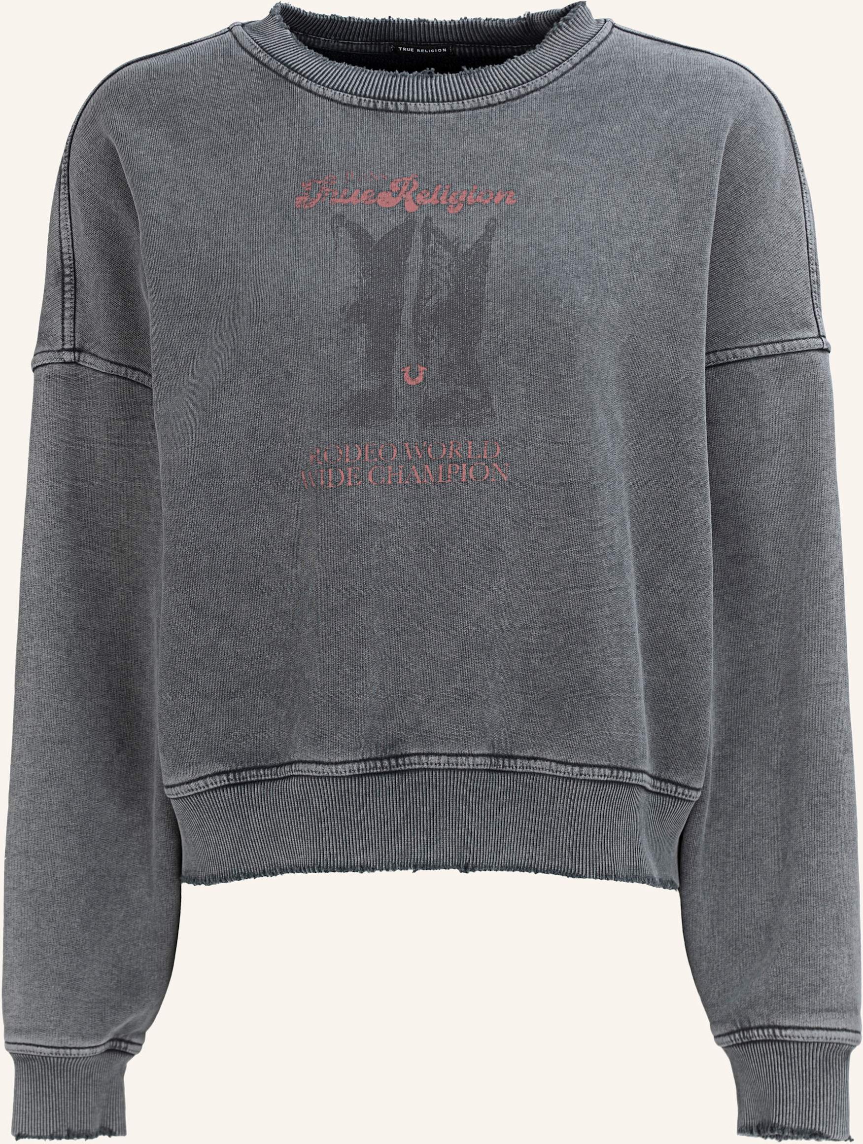 True Religion Sweatshirt Boots schwarz