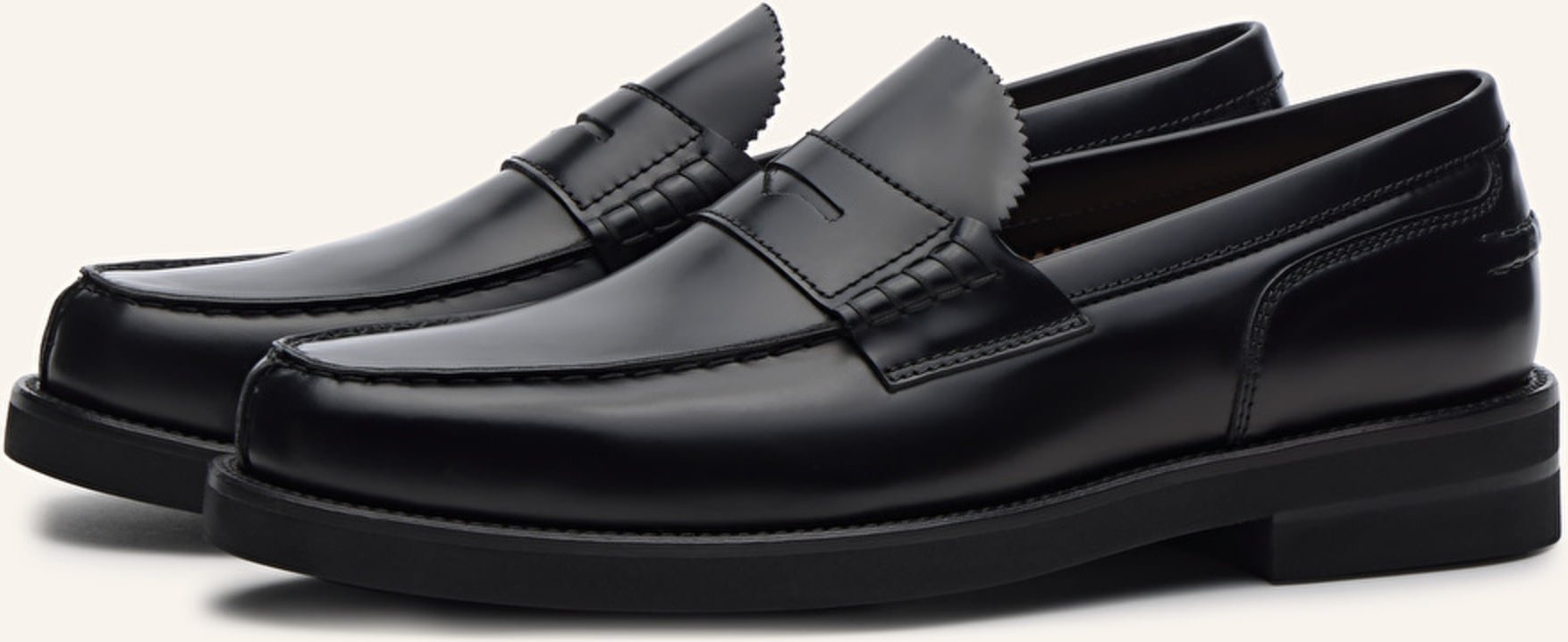 Lottusse Moccasin Daytona schwarz