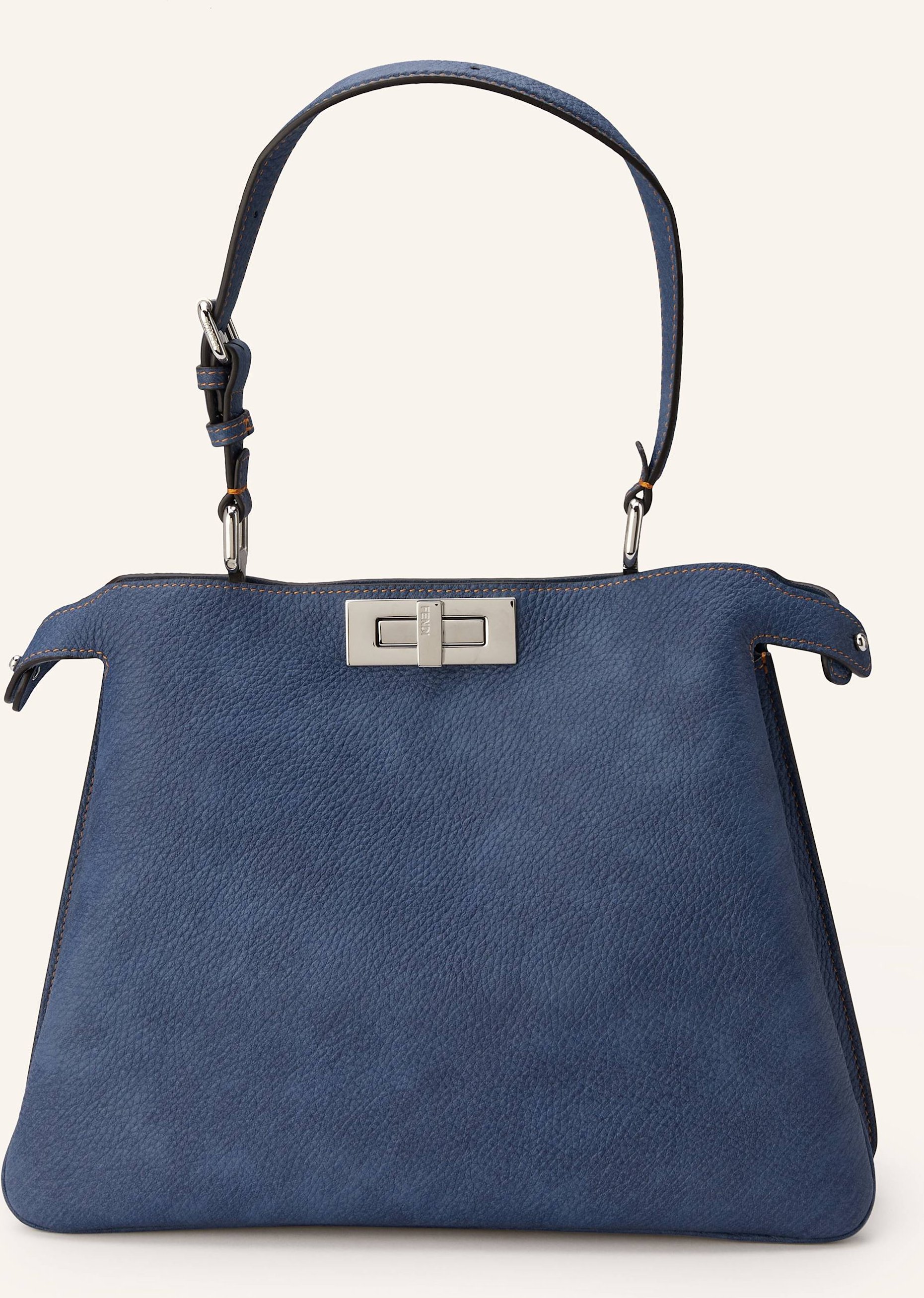 Thumbnail - Fendi Handtasche Peekaboo Medium blau