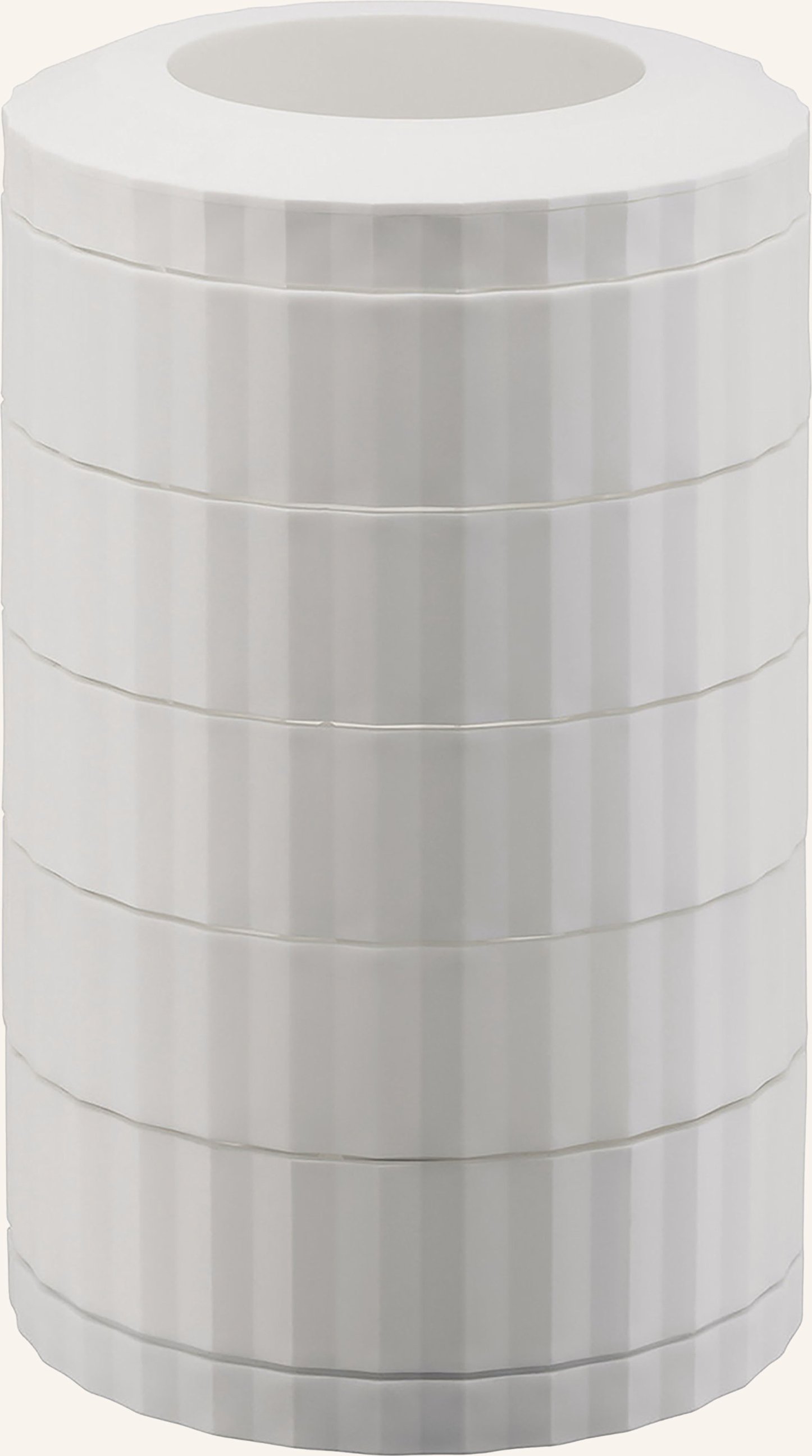 Alessi Espressokapselhalter Plissé weiss