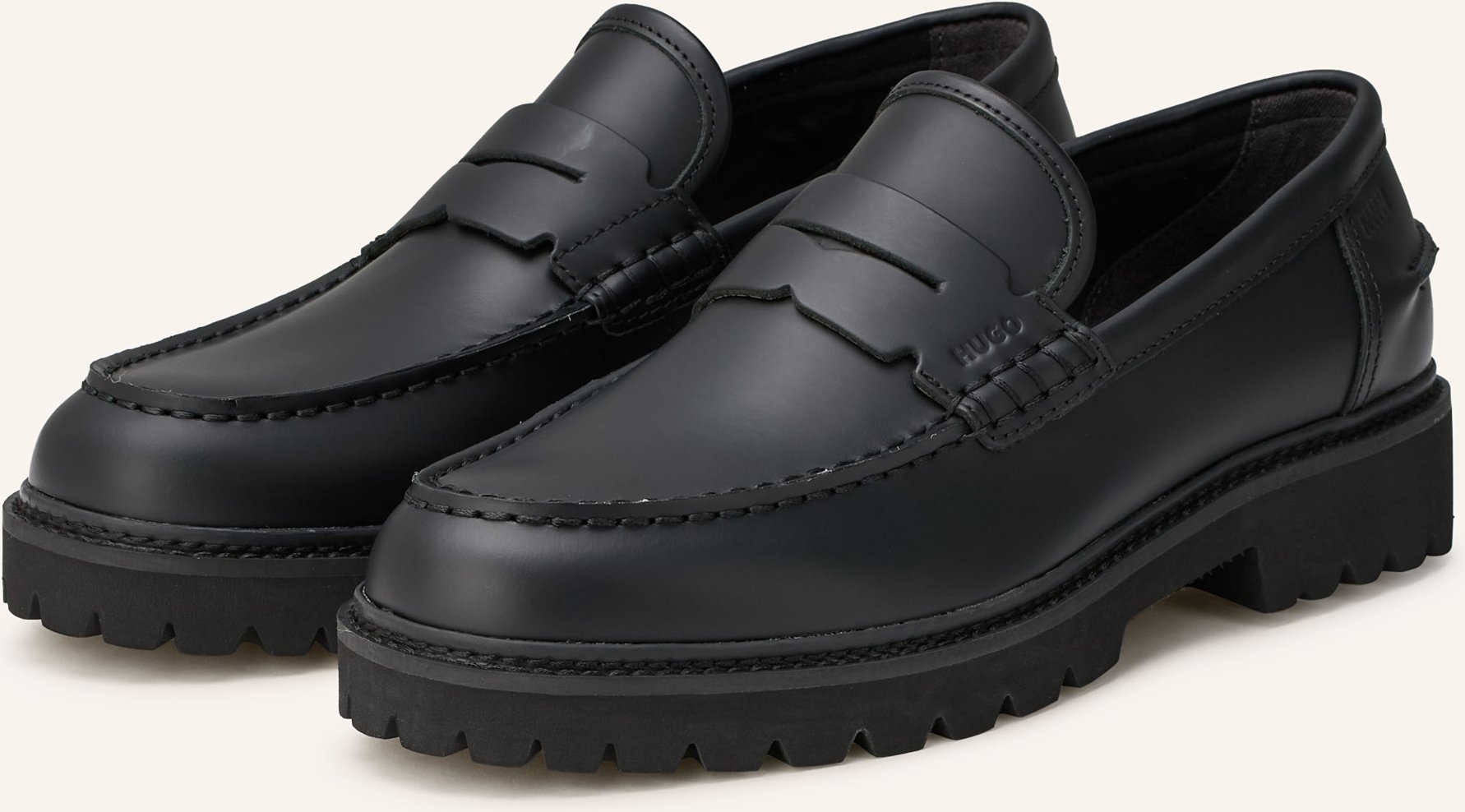 Hugo Penny-Loafer Draven schwarz