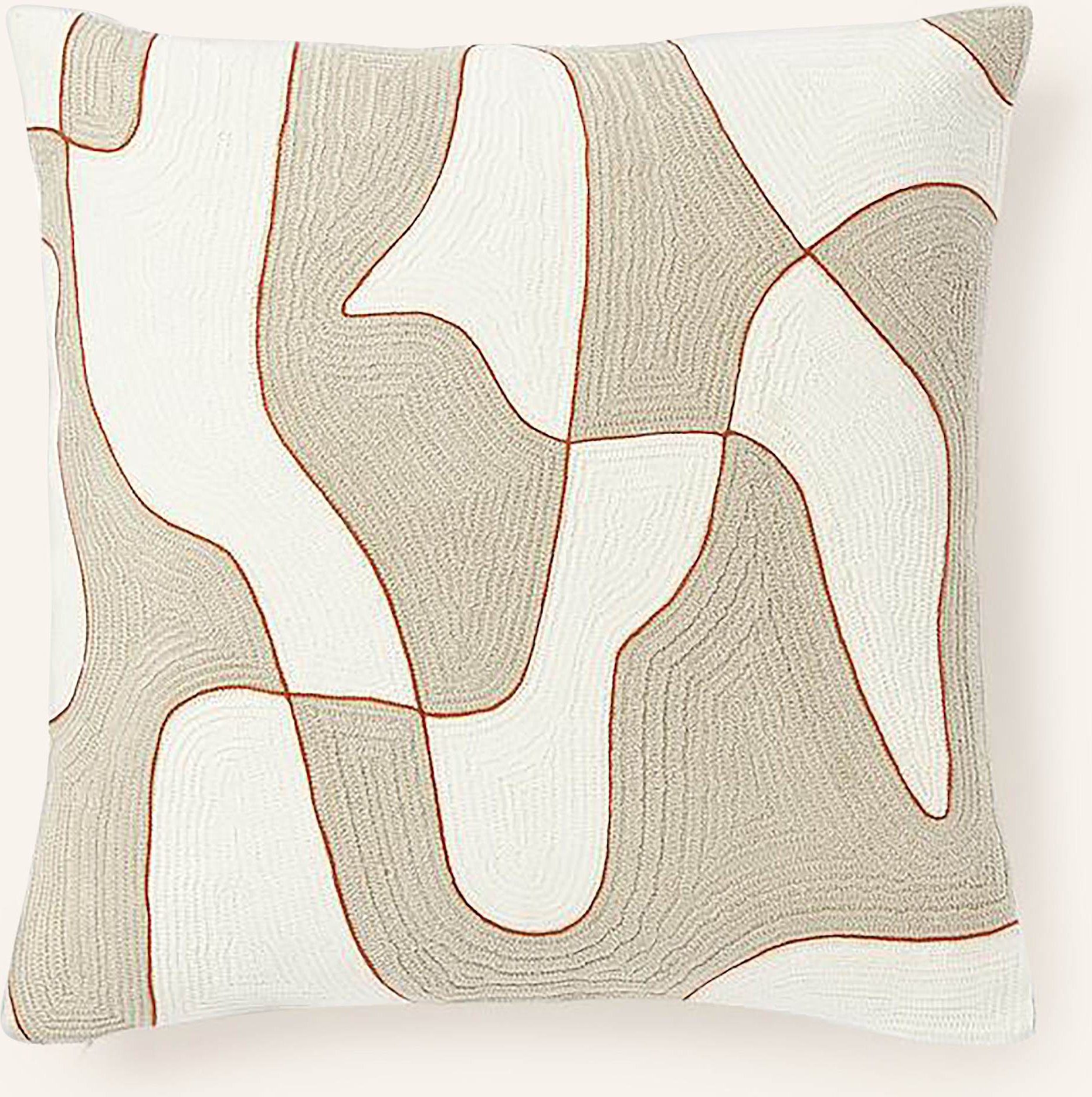 Westwing Collection Dekokissenhülle Kobe beige