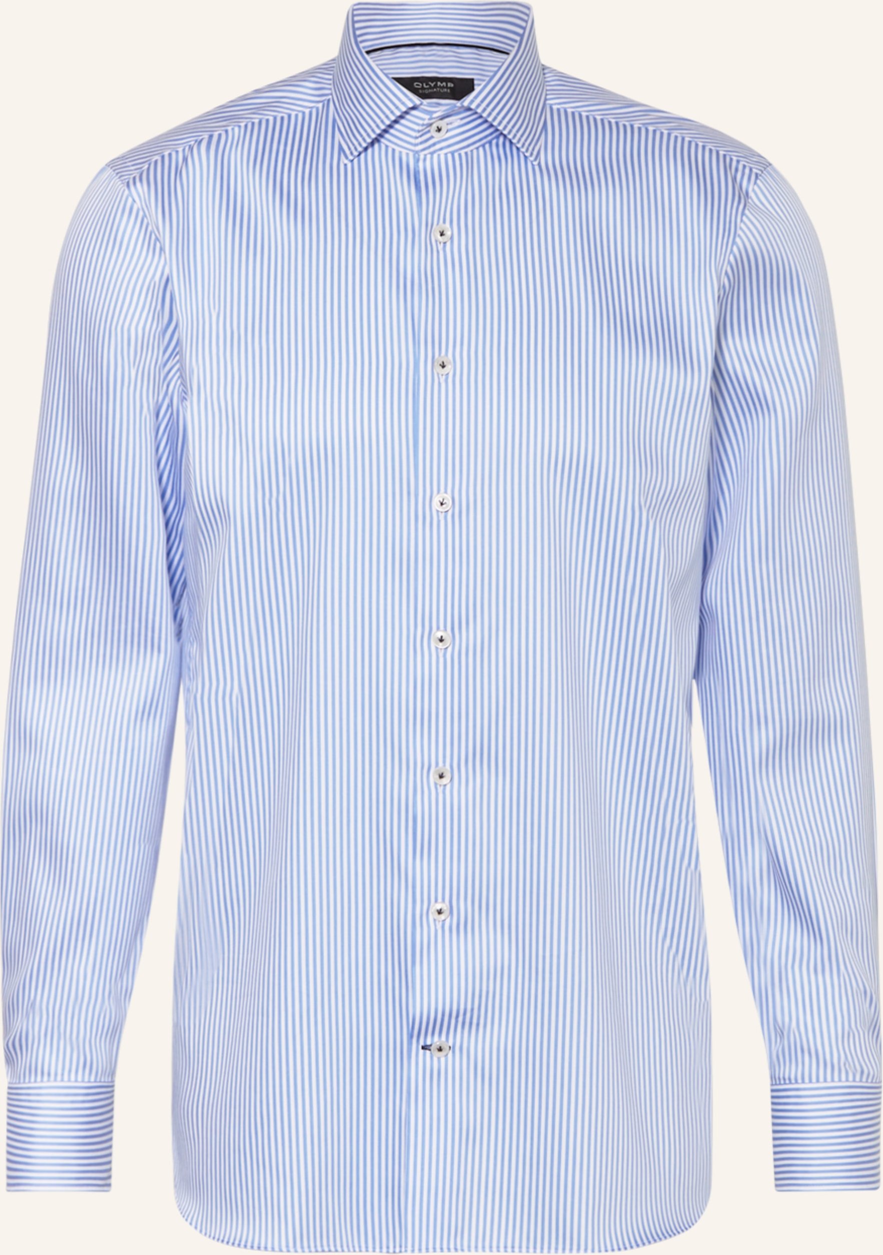 Thumbnail - Olymp Signature Hemd Tailored Fit blau