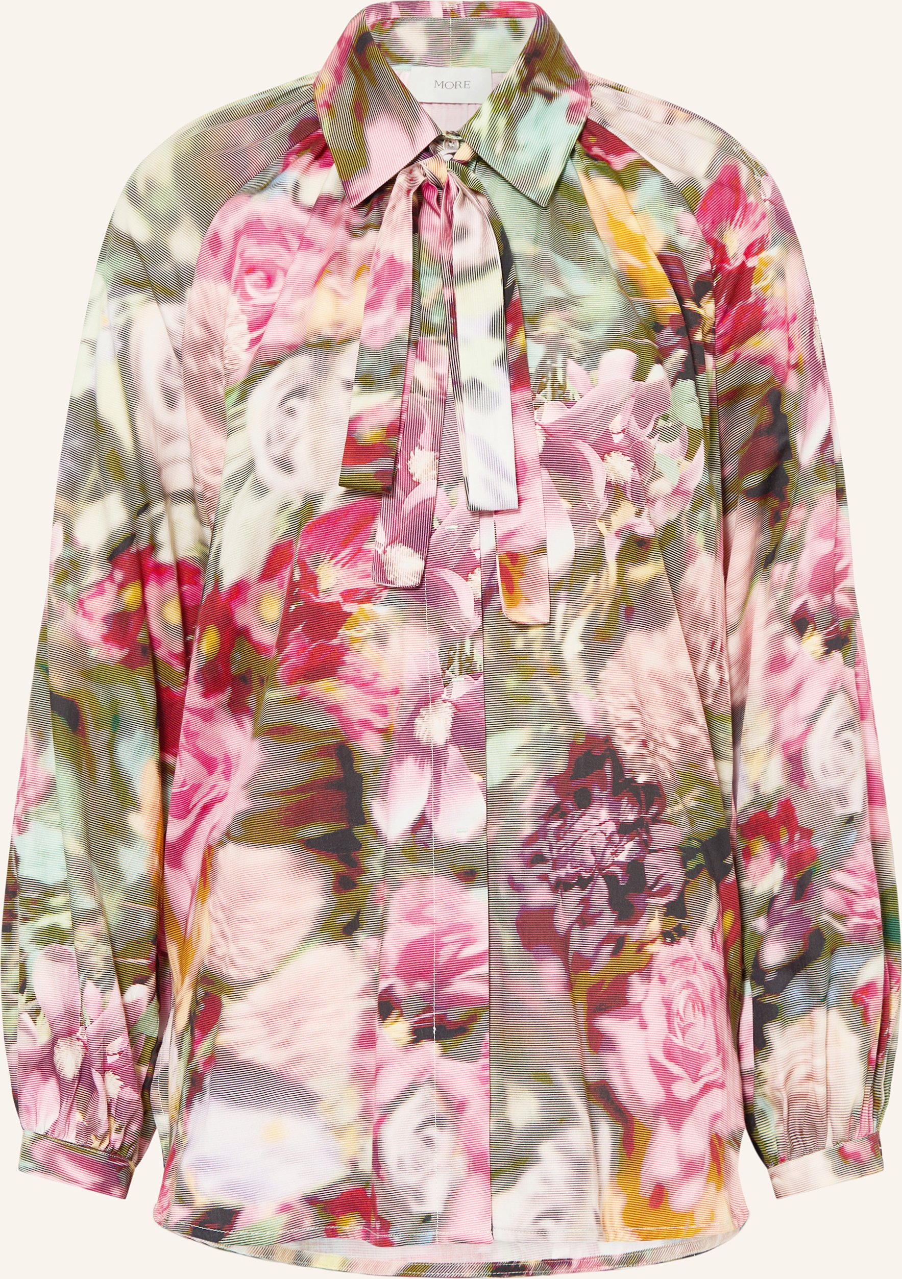 More & More Hemdbluse Mit Abnehmbarer Schluppe rosa