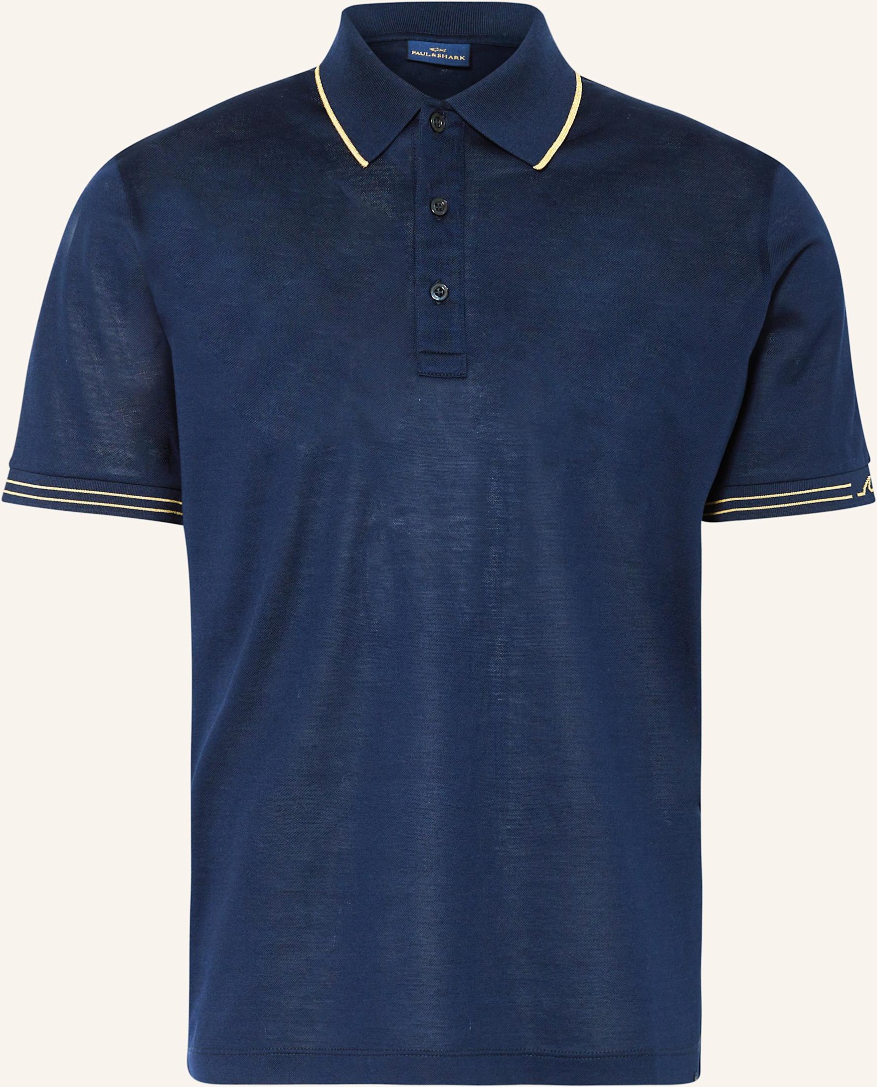 Paul & Shark Piqué-Poloshirt blau