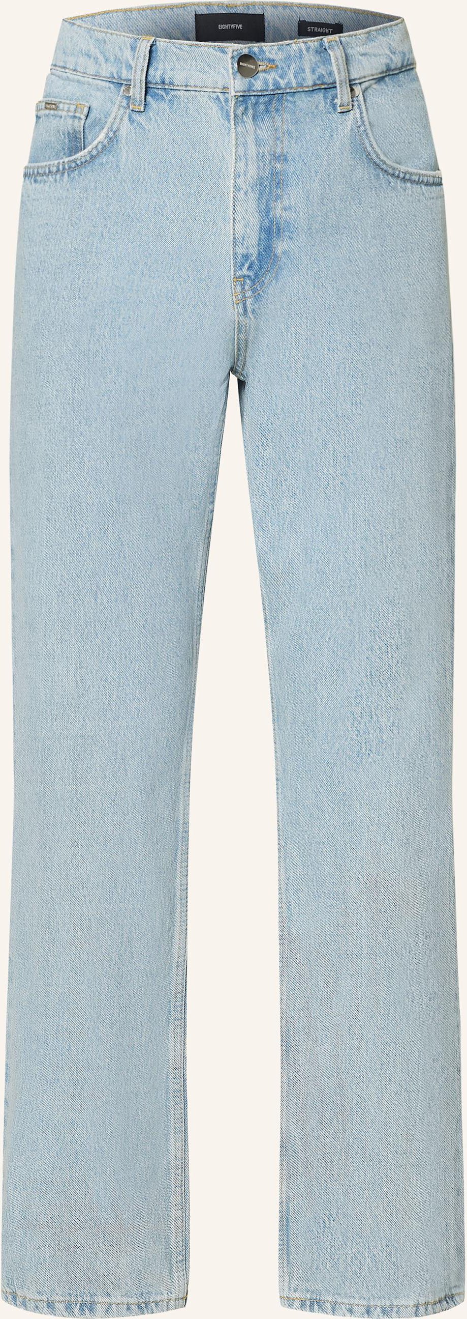 Eightyfive Jeans Straight Fit blau
