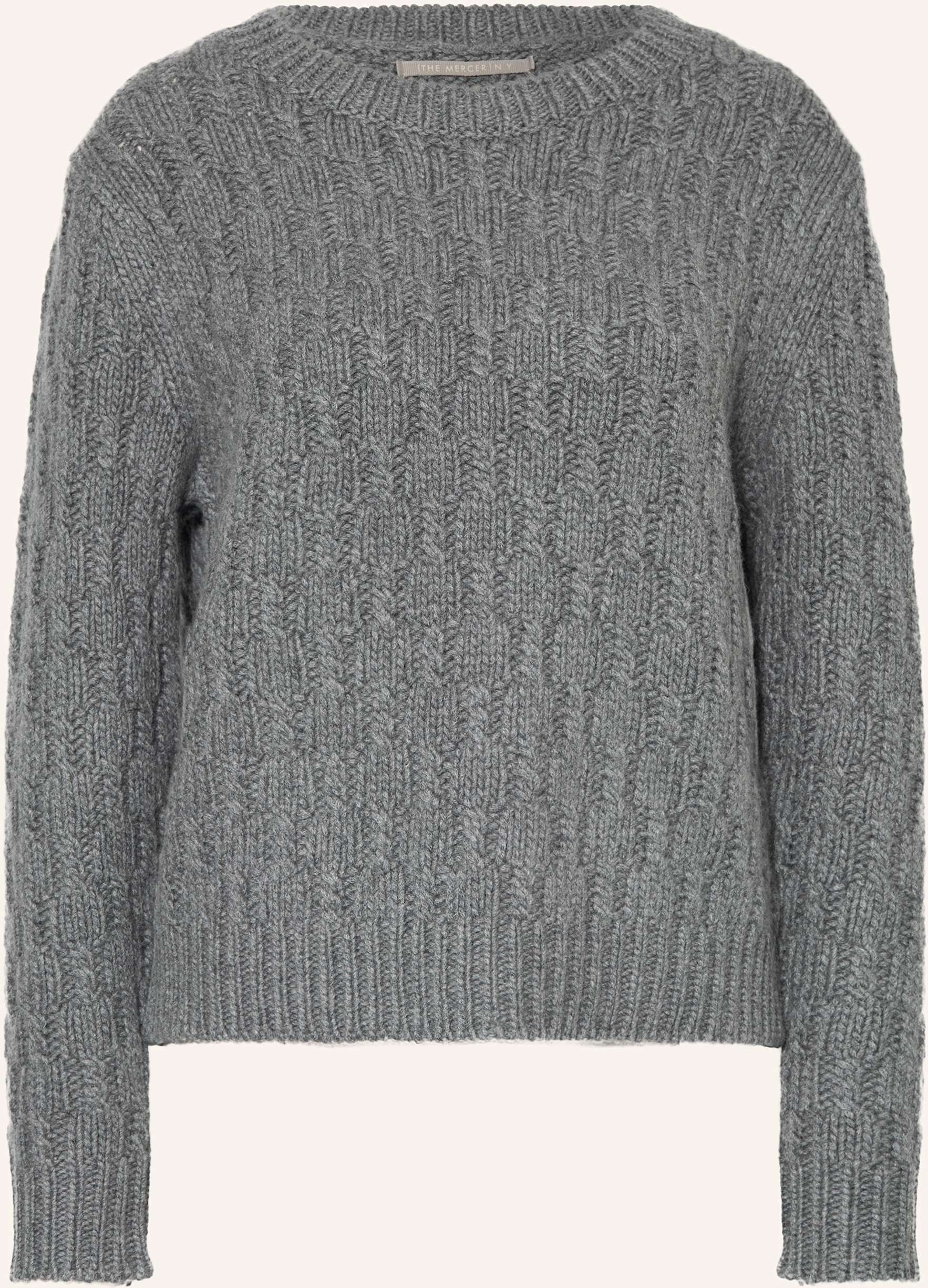 (The Mercer) N.Y. Cashmere-Pullover grau