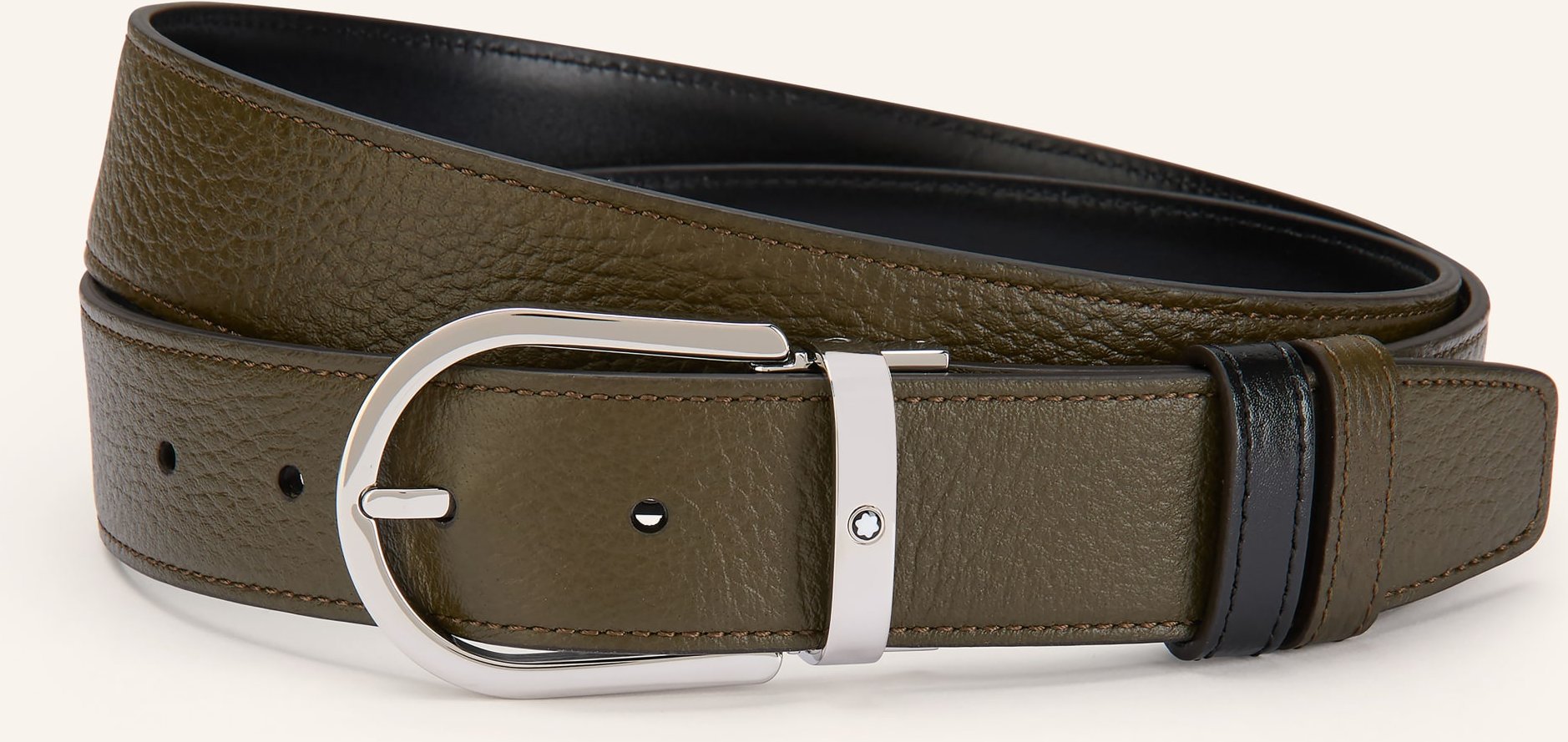 Montblanc Ledergürtel Zum Wenden schwarz