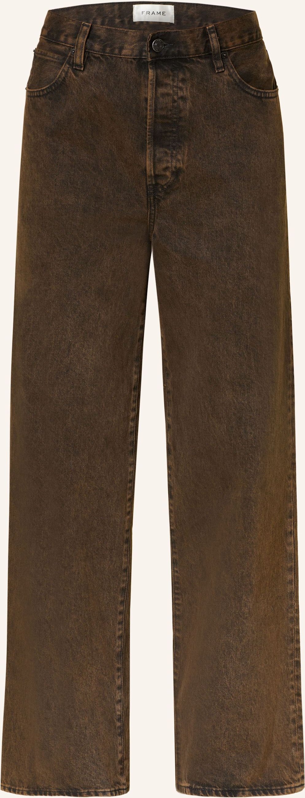Frame Straight Jeans The Collegiate braun