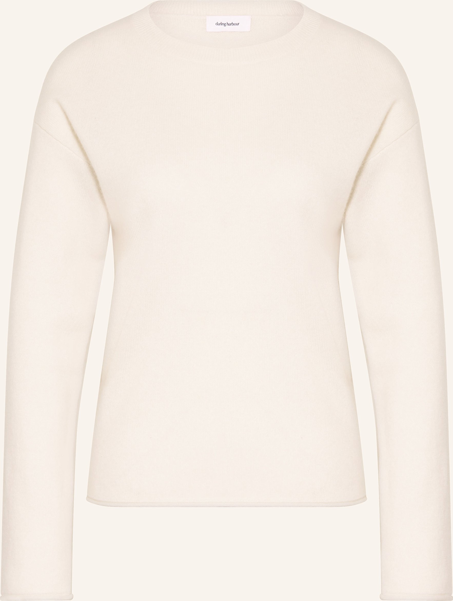 Darling Harbour Cashmere-Pullover weiss