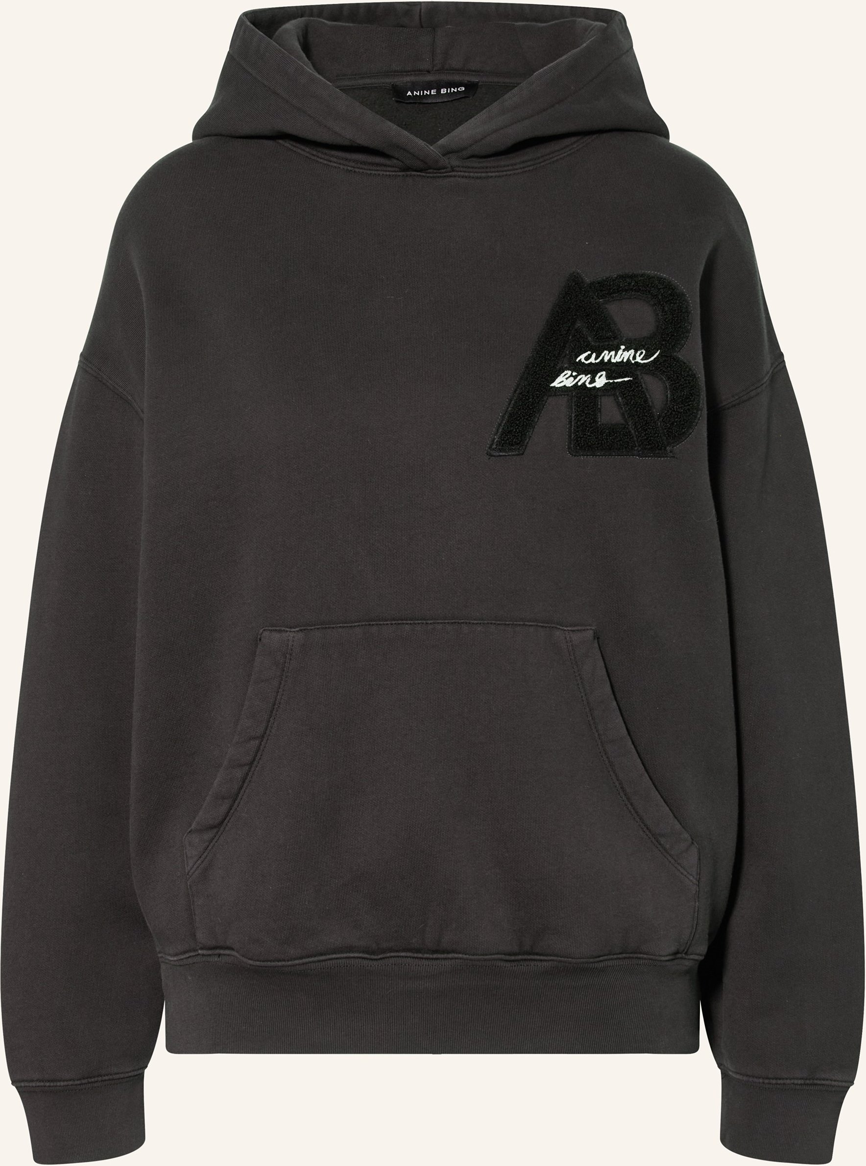 Anine Bing Hoodie Jaci schwarz