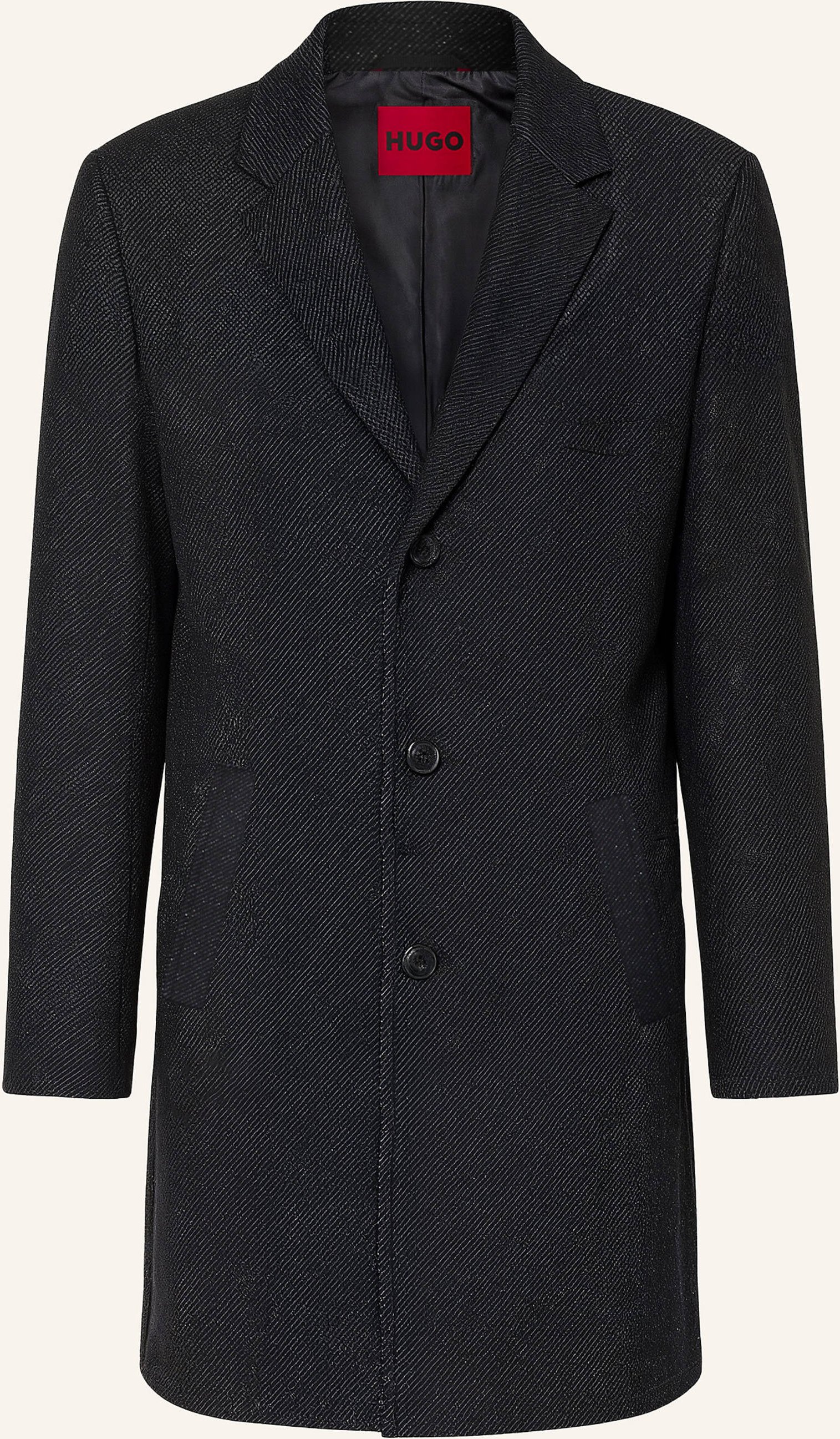 Hugo Casual Mantel malte2541 Regular Fit schwarz