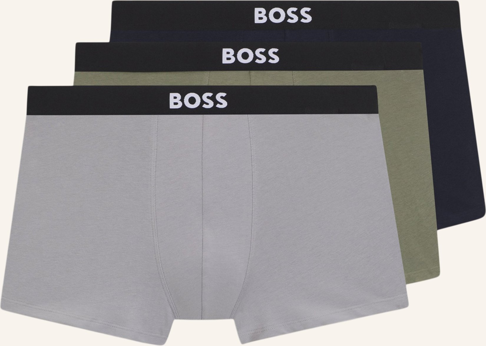 Boss 3er-Pack Boxershorts One beige