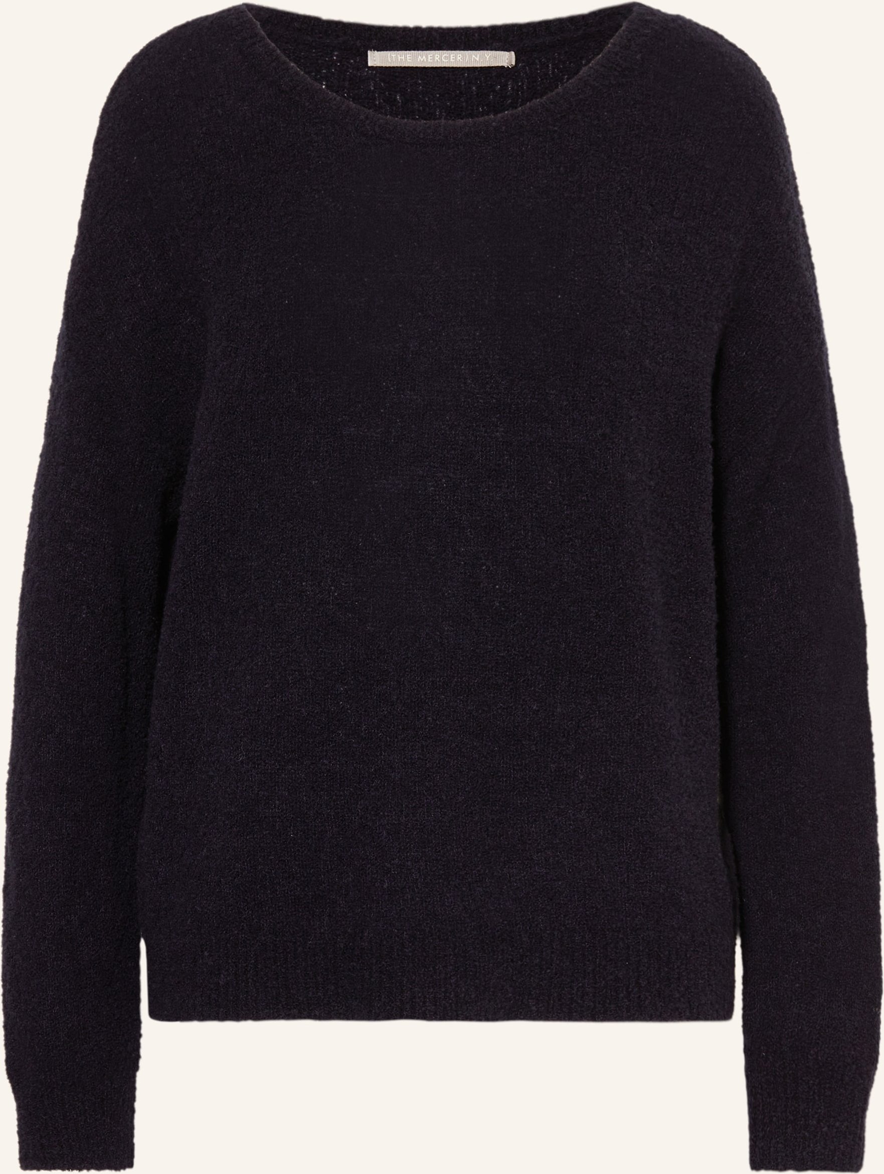(The Mercer) N.Y. Bouclé-Pullover blau