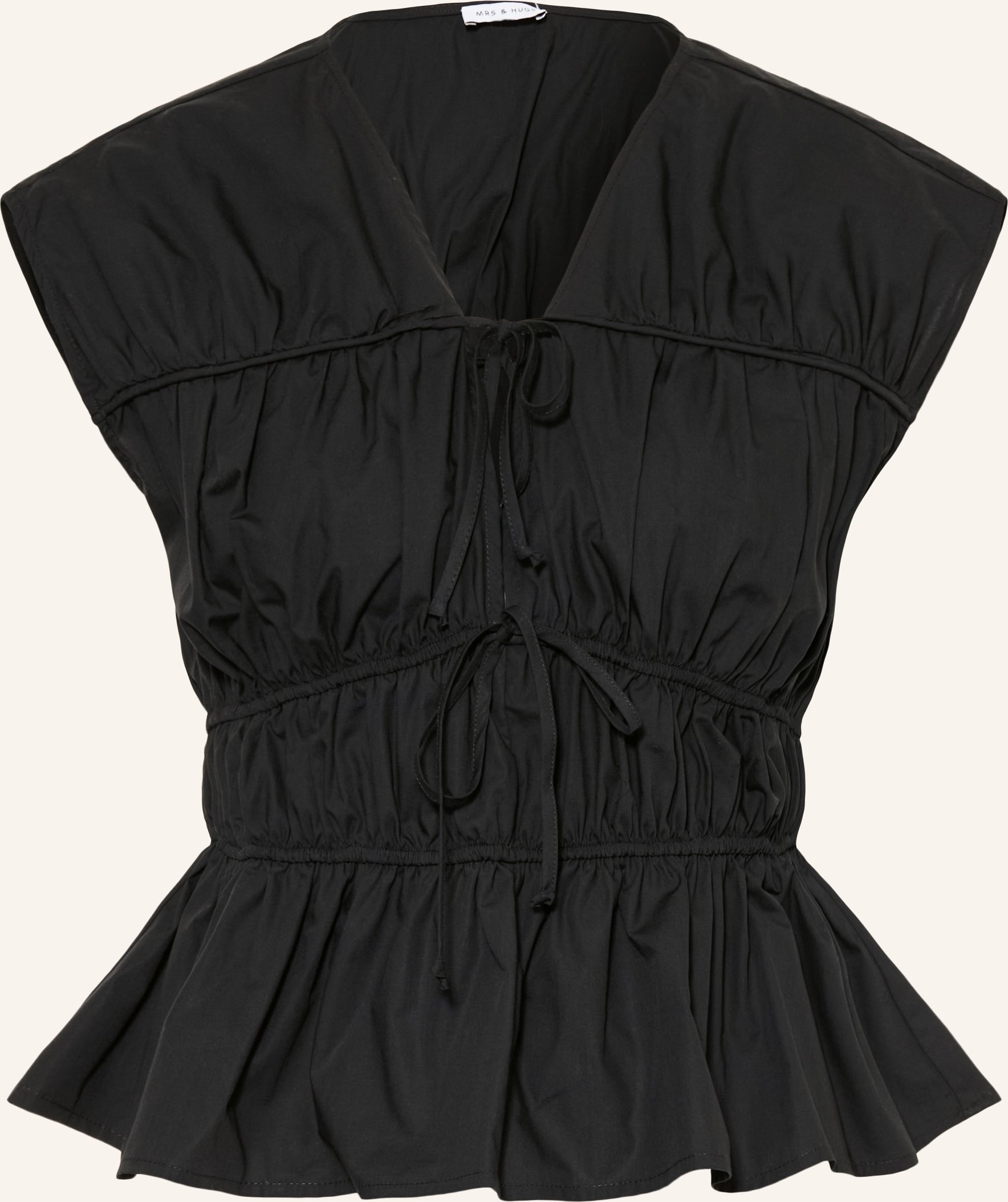Mrs & Hugs Blusentop schwarz