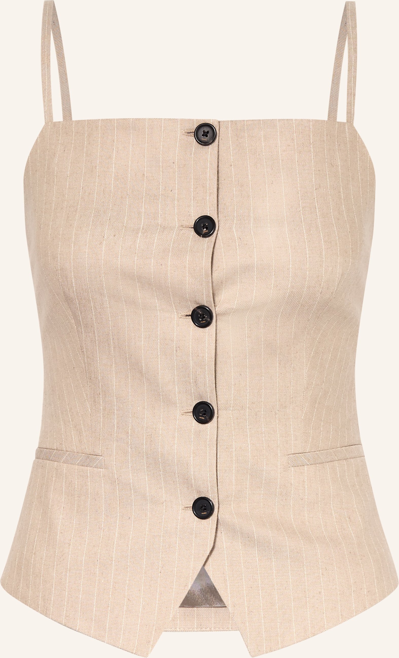 Hugo Blazerweste Copale beige