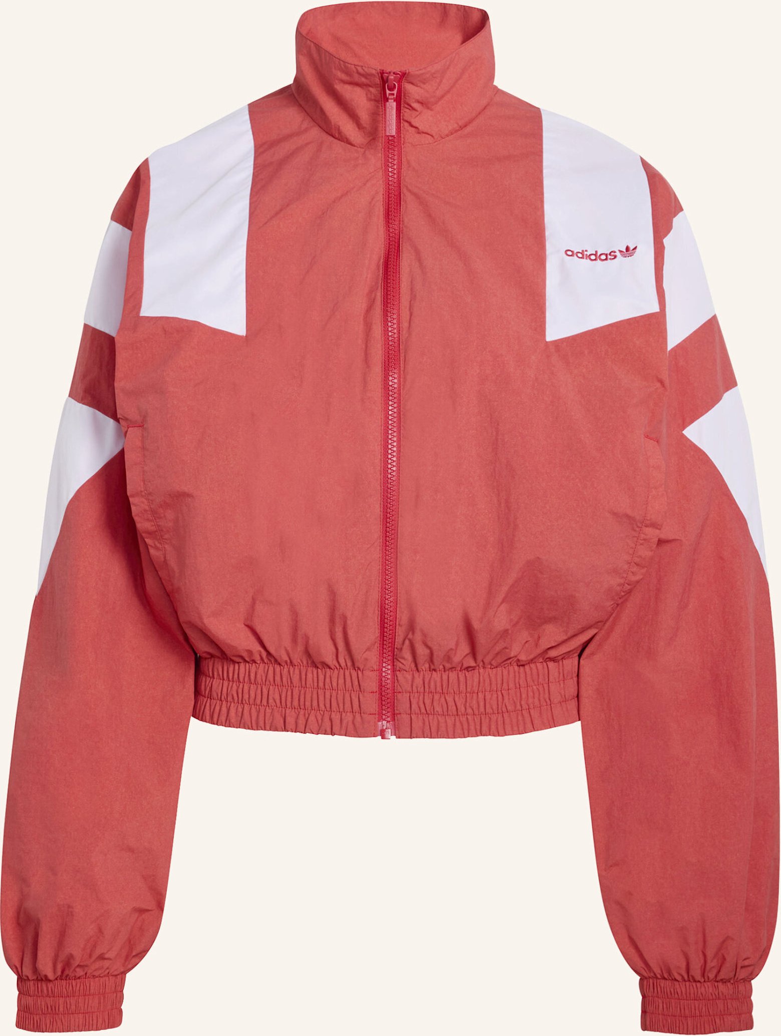 Thumbnail - Adidas Originals Blocked Washed Zipped Tracktop rot