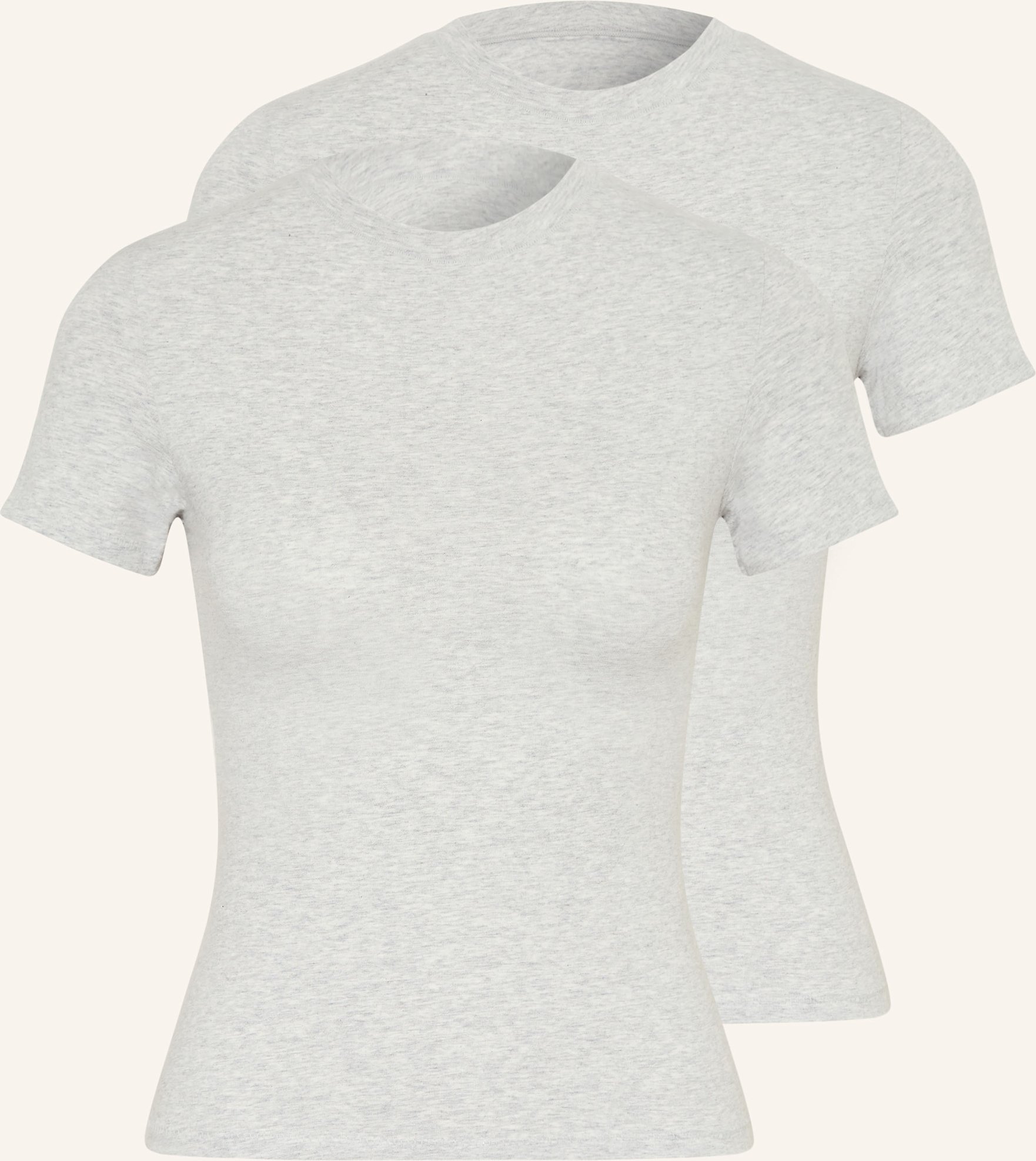 Skims 2er-Pack T-Shirts Cotton Jersey grau