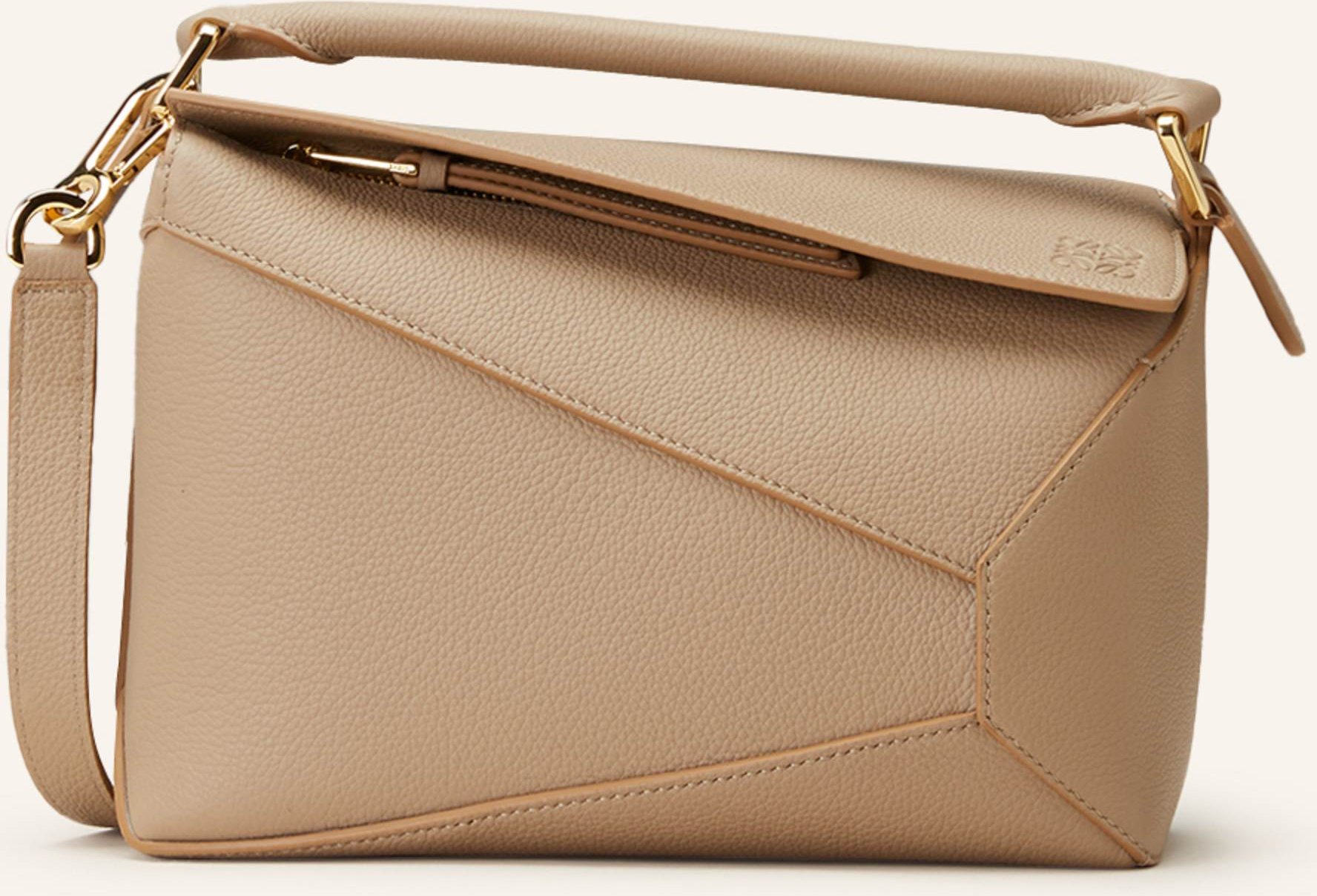 Loewe Handtasche Puzzle Edge Small beige
