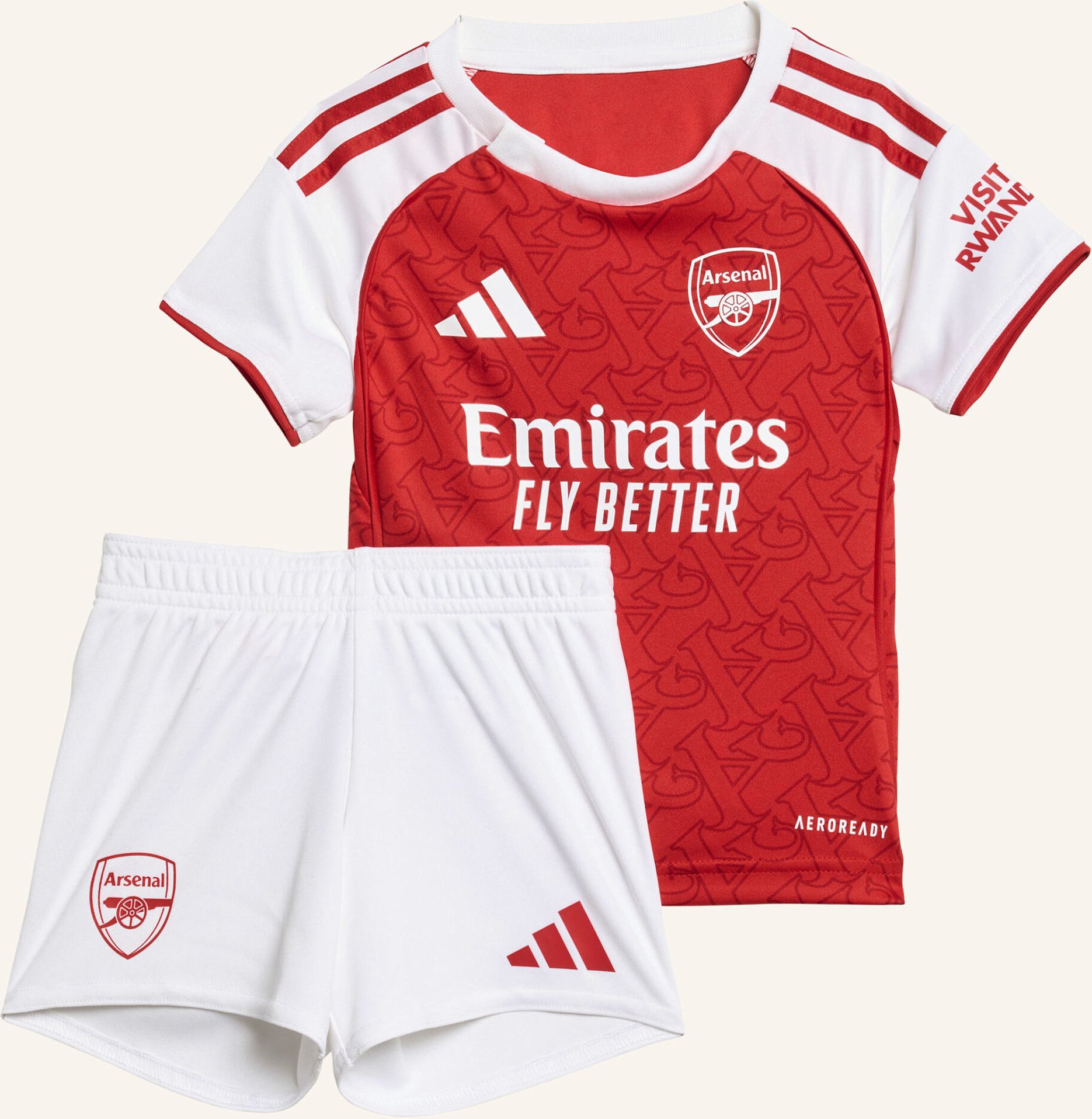 Thumbnail - Adidas Fc Arsenal 25/26 Mini-Heimausrüstung rot