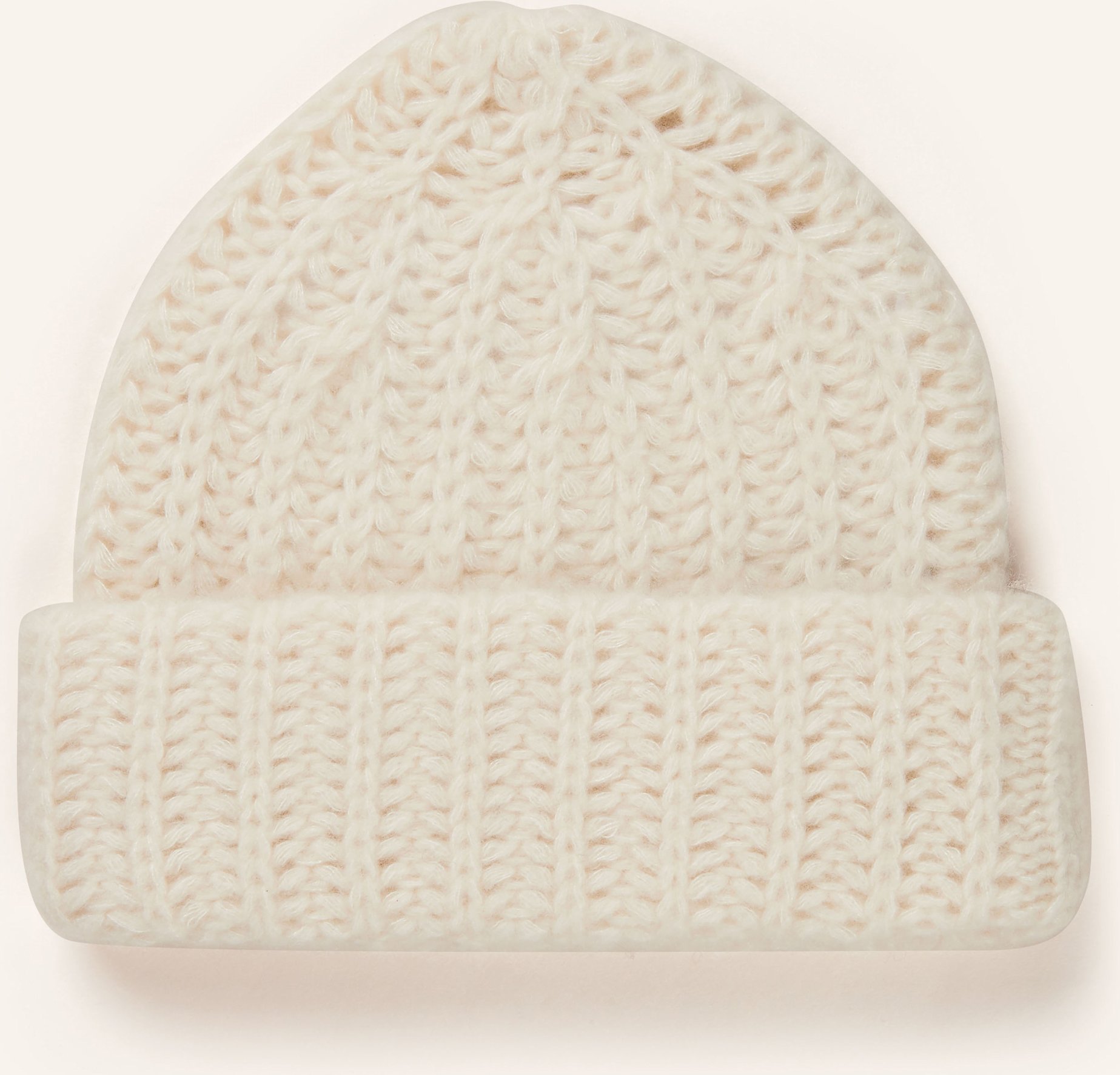 Mrs & Hugs Mütze Aus Cashmere weiss