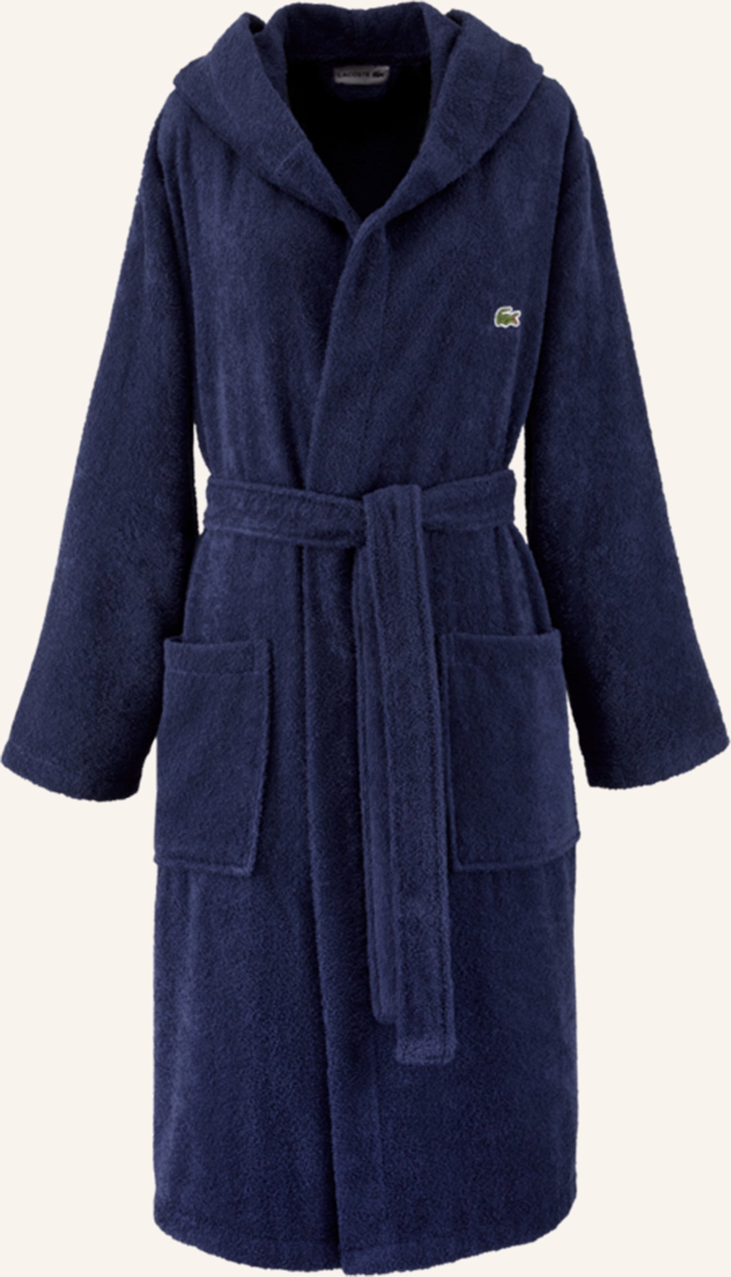 Lacoste Bademantel Lopen blau