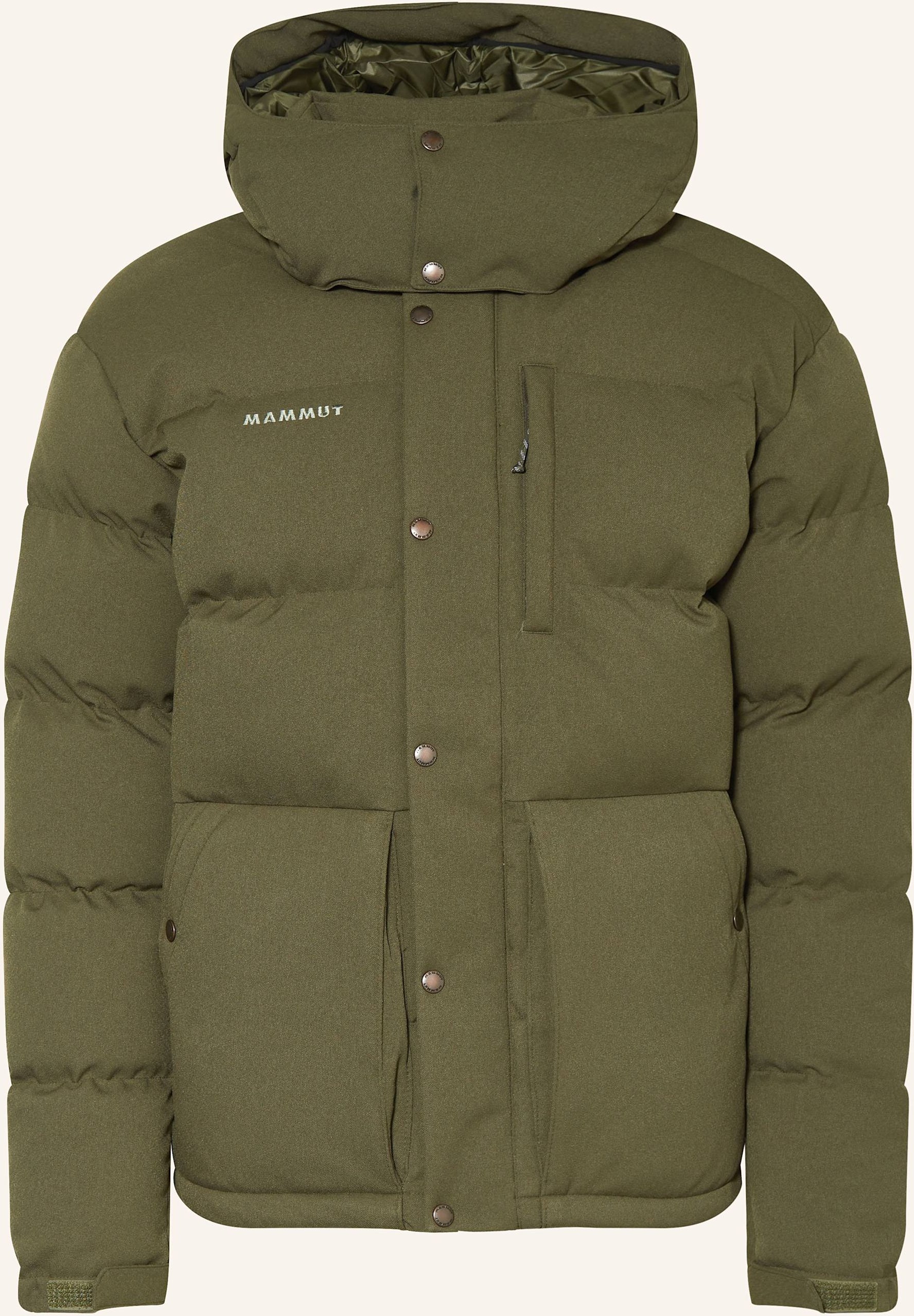 Mammut Daunenjacke Roseg 2.0 In Mit Abnehmbarer Kapuze gruen