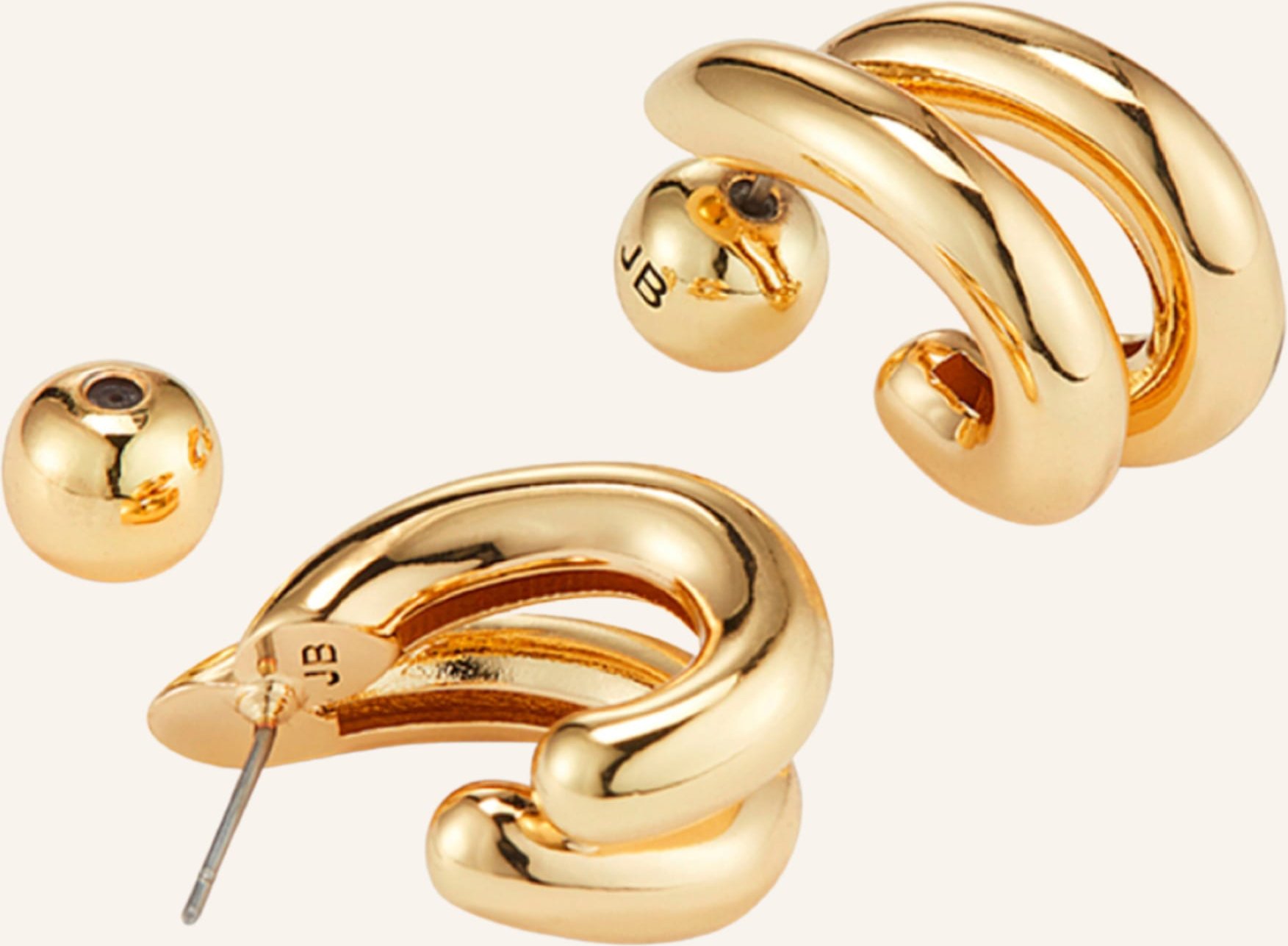 Jenny Bird Ohrringe Earrings By Glambou gold