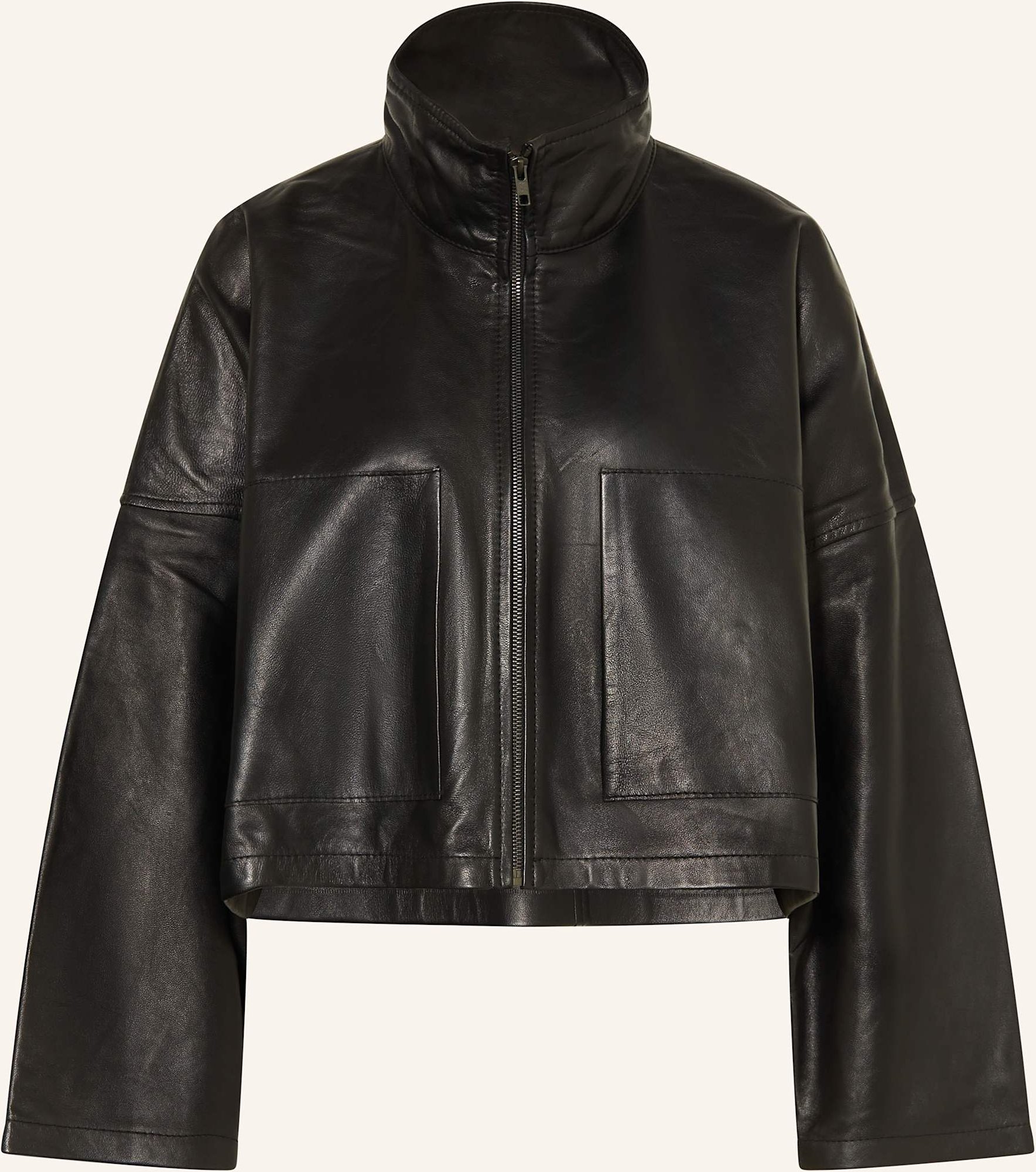 Drykorn Lederjacke Elstow schwarz