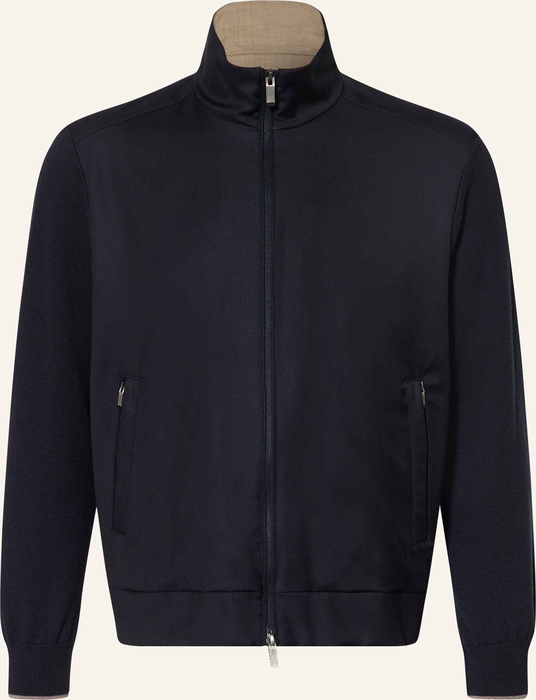 Paul & Shark Blouson Im Materialmix blau