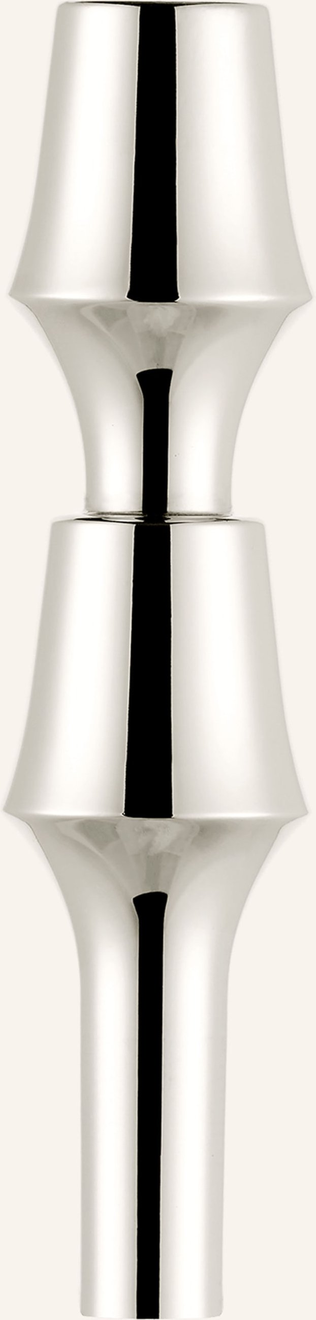 Stoff Nagel Vase silber