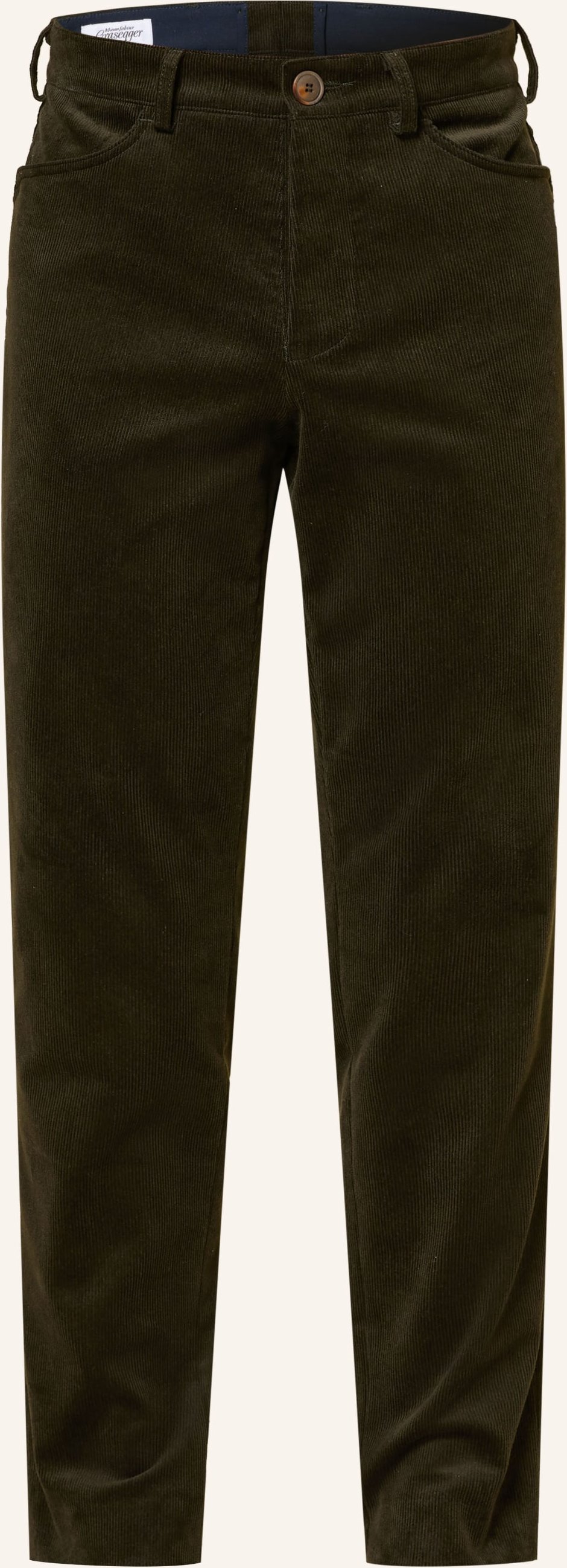 Grasegger Cordhose Turin Slim Fit gruen