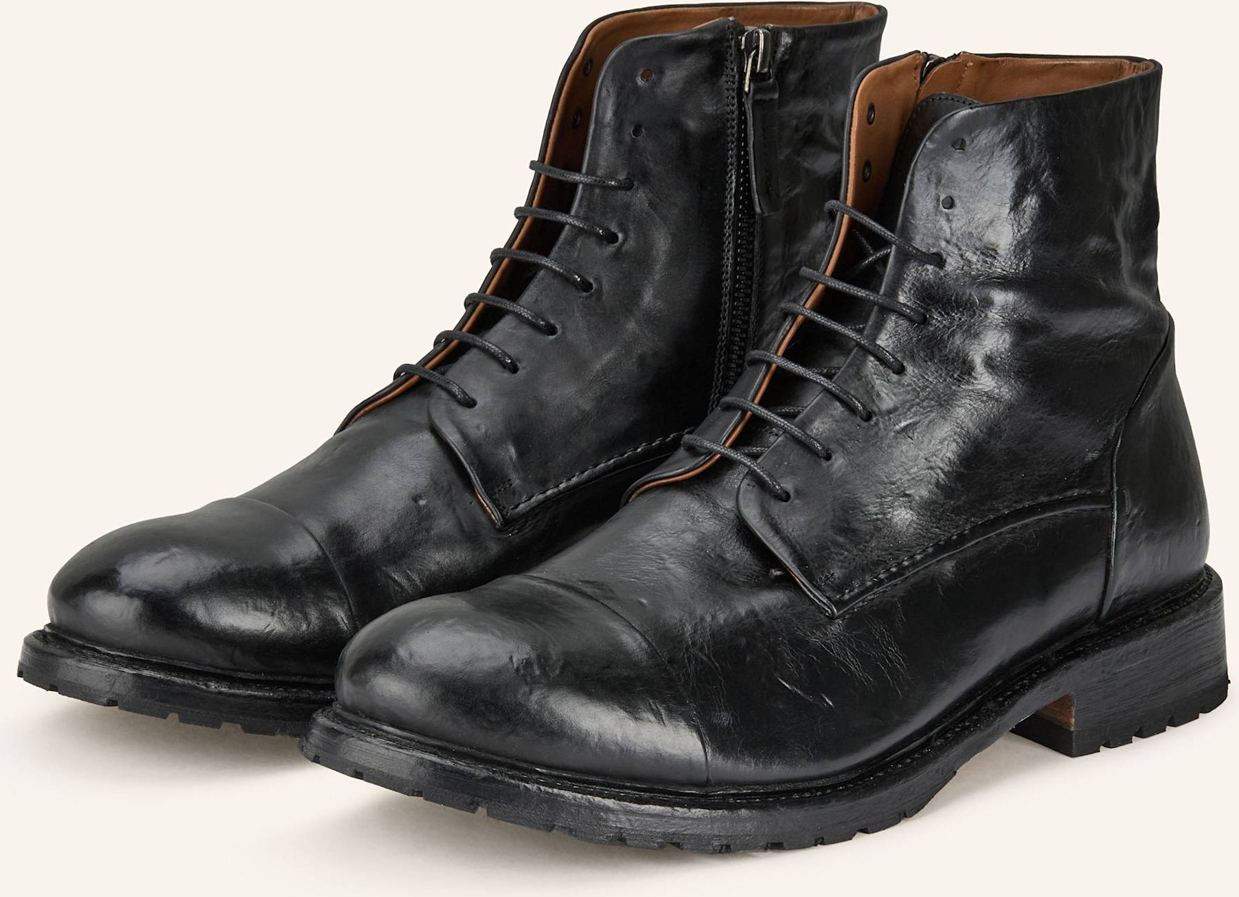 Cordwainer Schnürboots schwarz