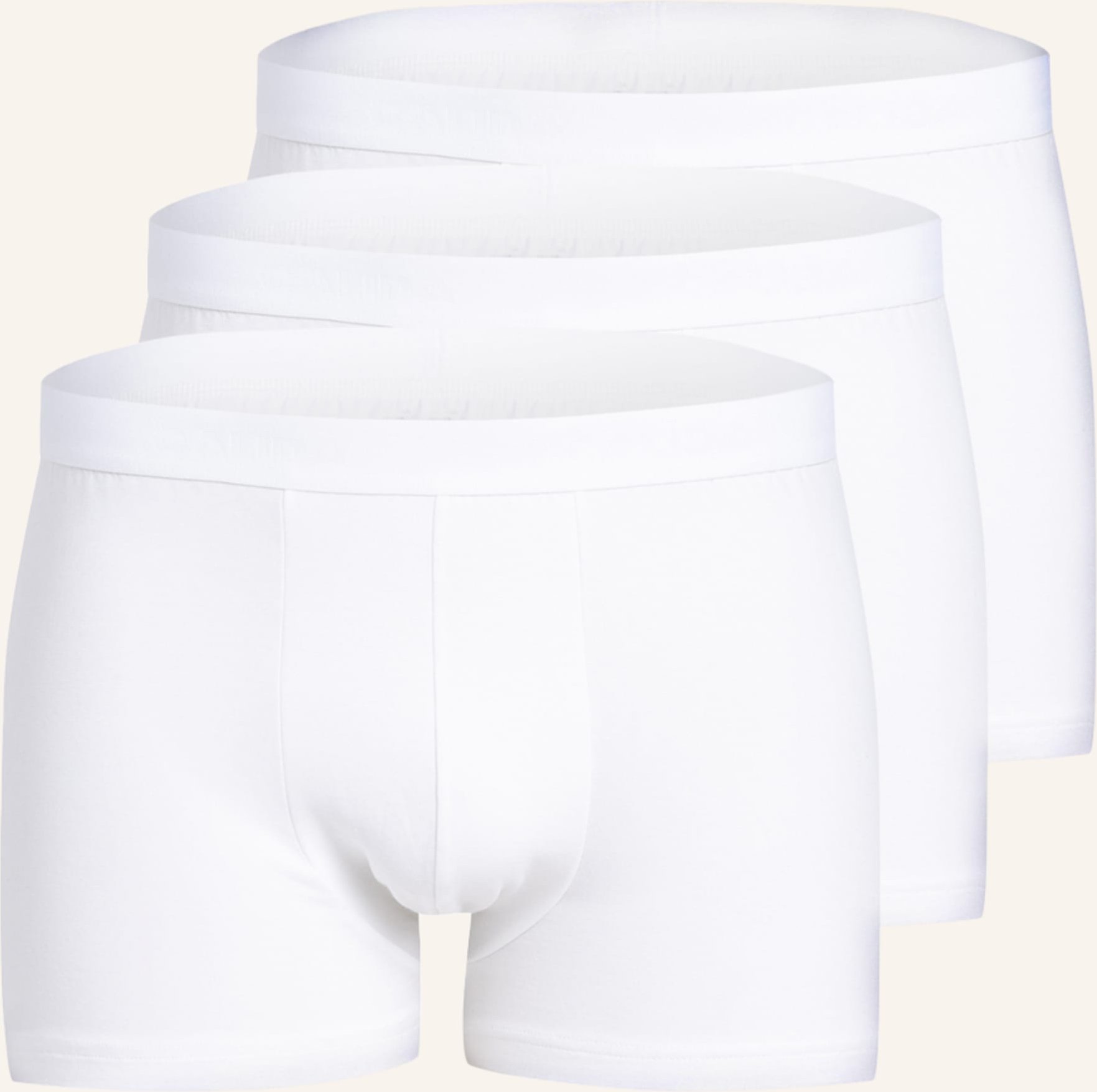 Calida 3er-Pack Boxershorts Natural Benefit weiss