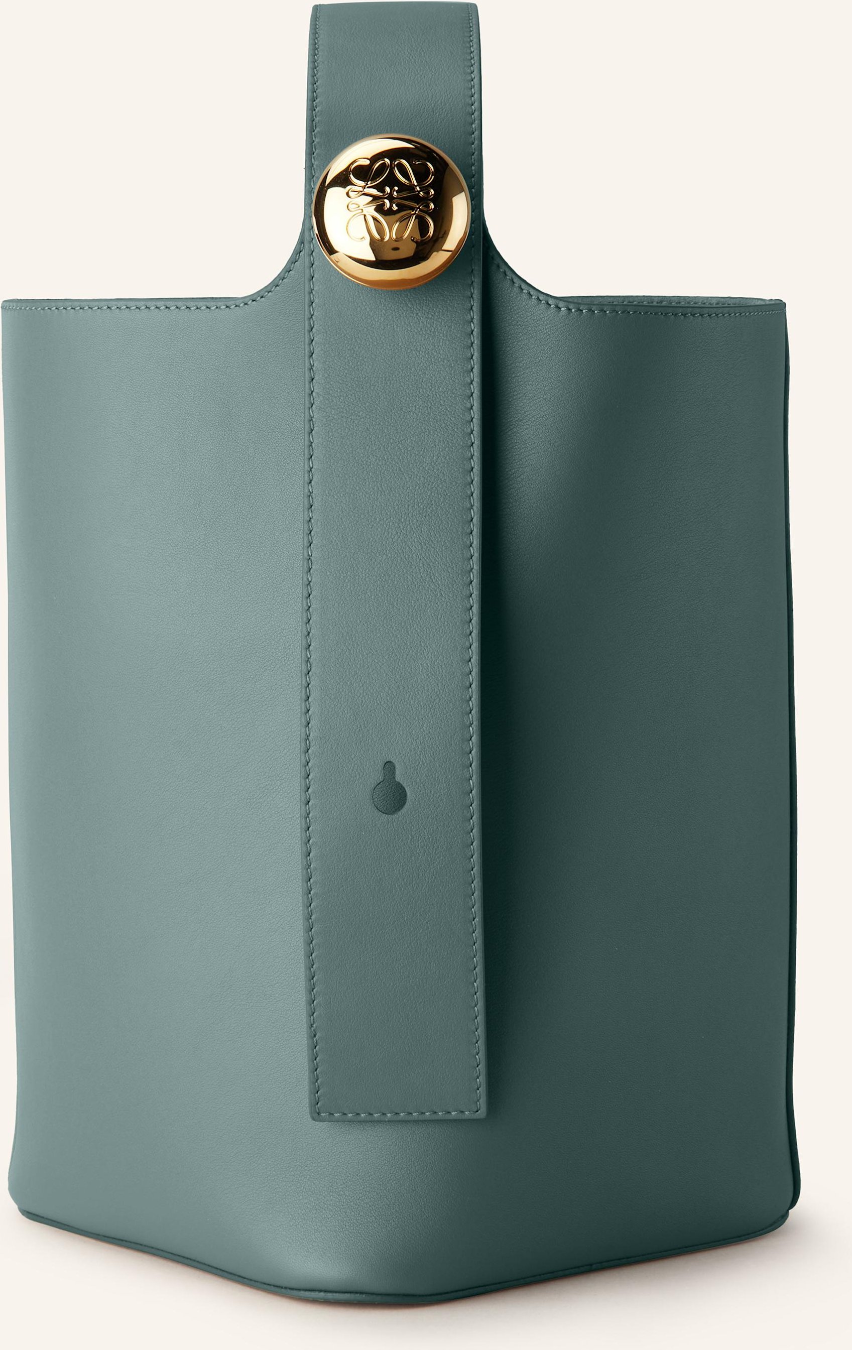 Loewe Handtasche Pebble Bucket Medium gruen